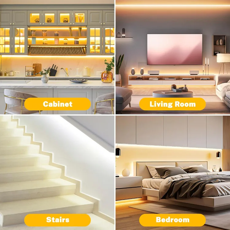 Smart LED Light Strip - Dimmable, Voice Control, App Control 💚 image indicator(7)