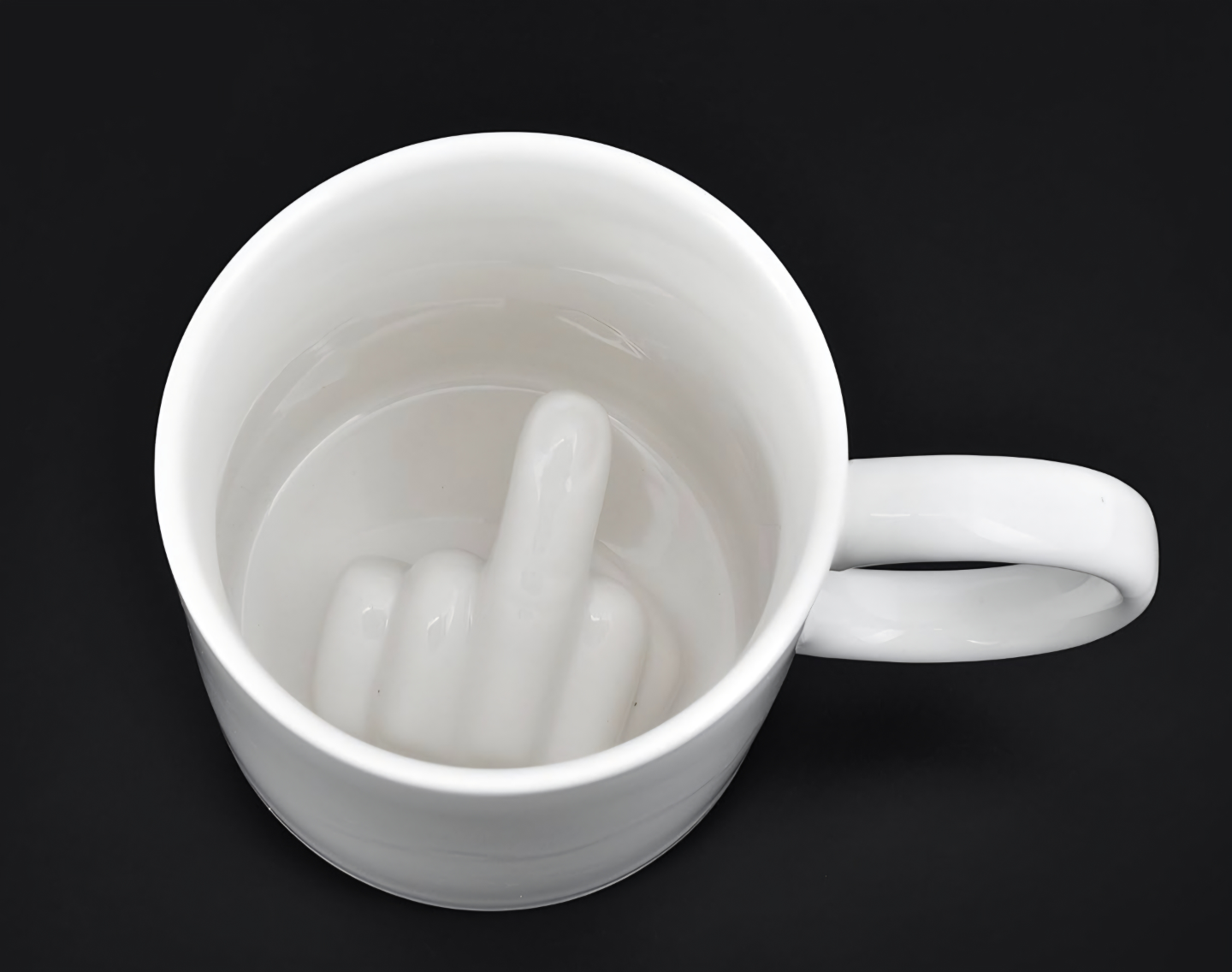 Up Yours Mug - Ceramic Funny Coffee Mug
