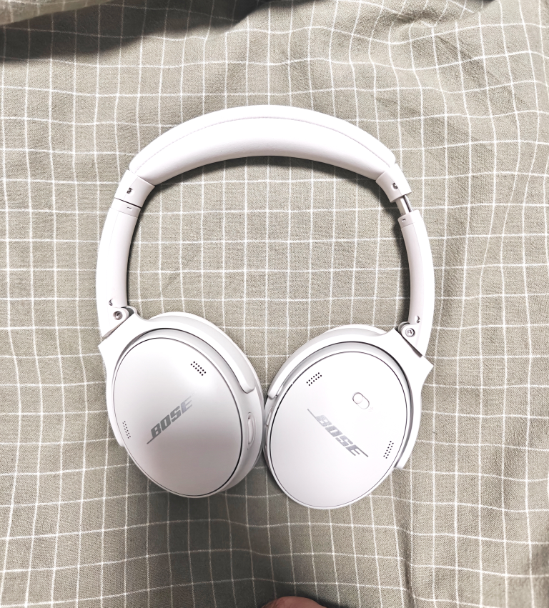 Bose QC 45 Noise Cancelling Headphones - White - photo 2
