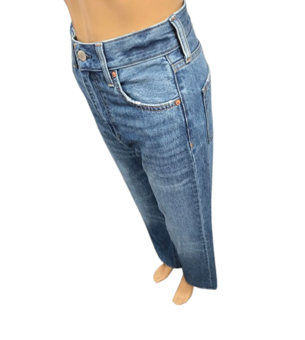 Aritzia Denim Forum The 90's Winona Hi-rise Wide Jean Size 24 image indicator(6)