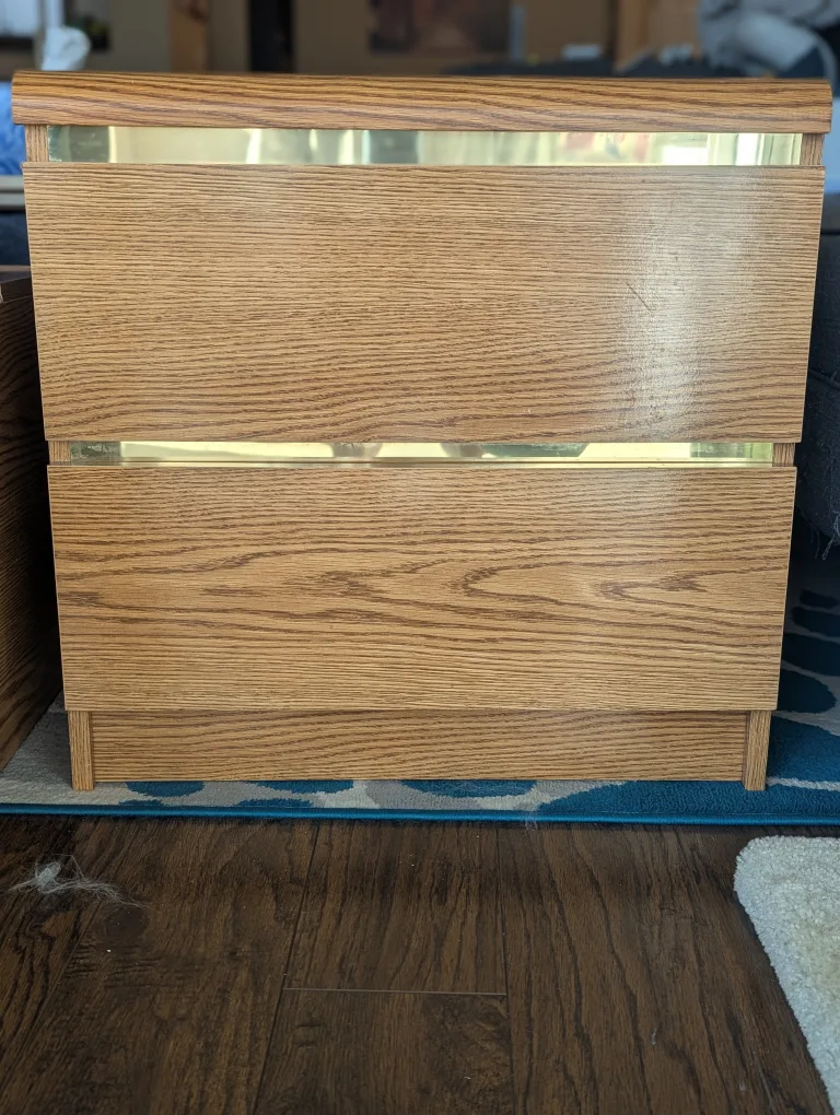 Vintage Wooden Dresser with Arch Mirror image indicator(10)