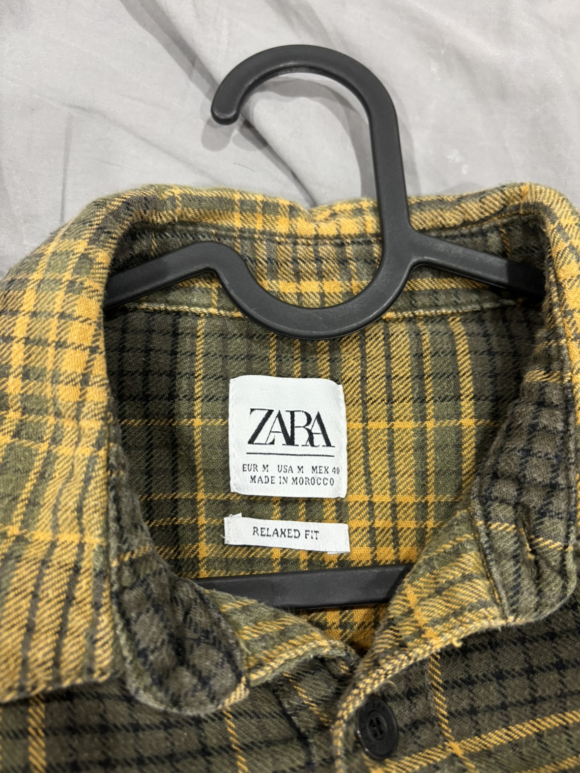 ZARA Relaxed Fit Flannel Shirt - photo 2