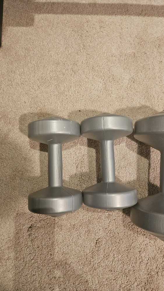 Set of 4 Vinyl Dumbbells💚 - photo 3