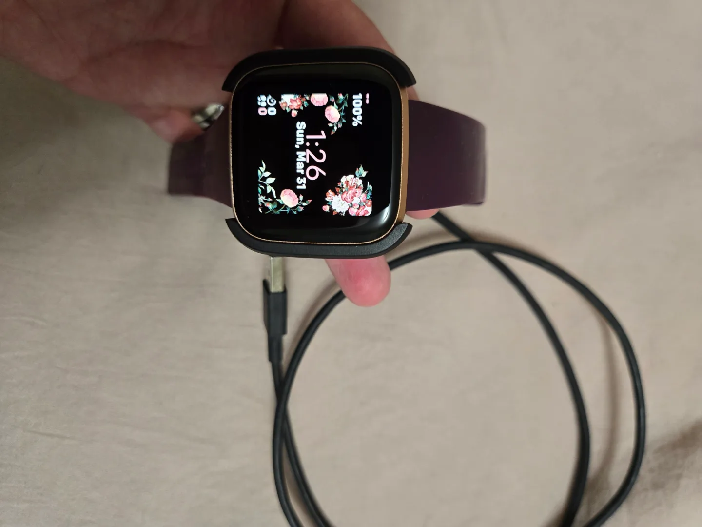 Fitbit Versa 2 Smartwatch - Rose Gold thumbnail