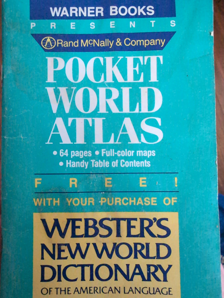 Vintage Rand McNally Pocket World Atlas
