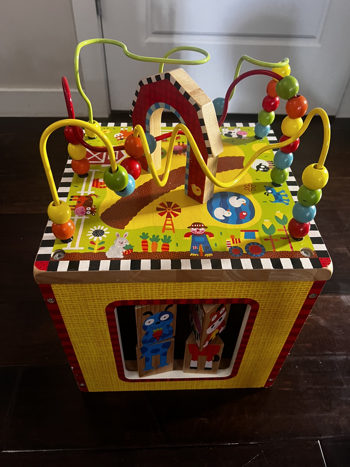 Wooden Farm Activity Cube Toy - photo 4