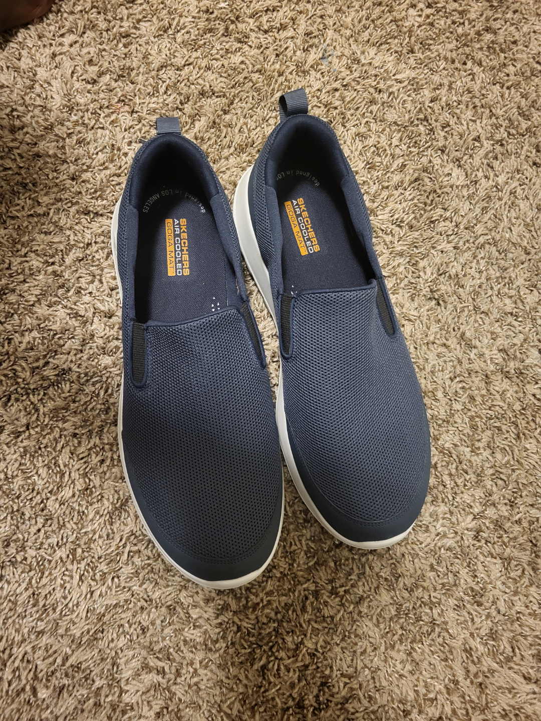 Skechers Navy Blue Slip-On Sneakers