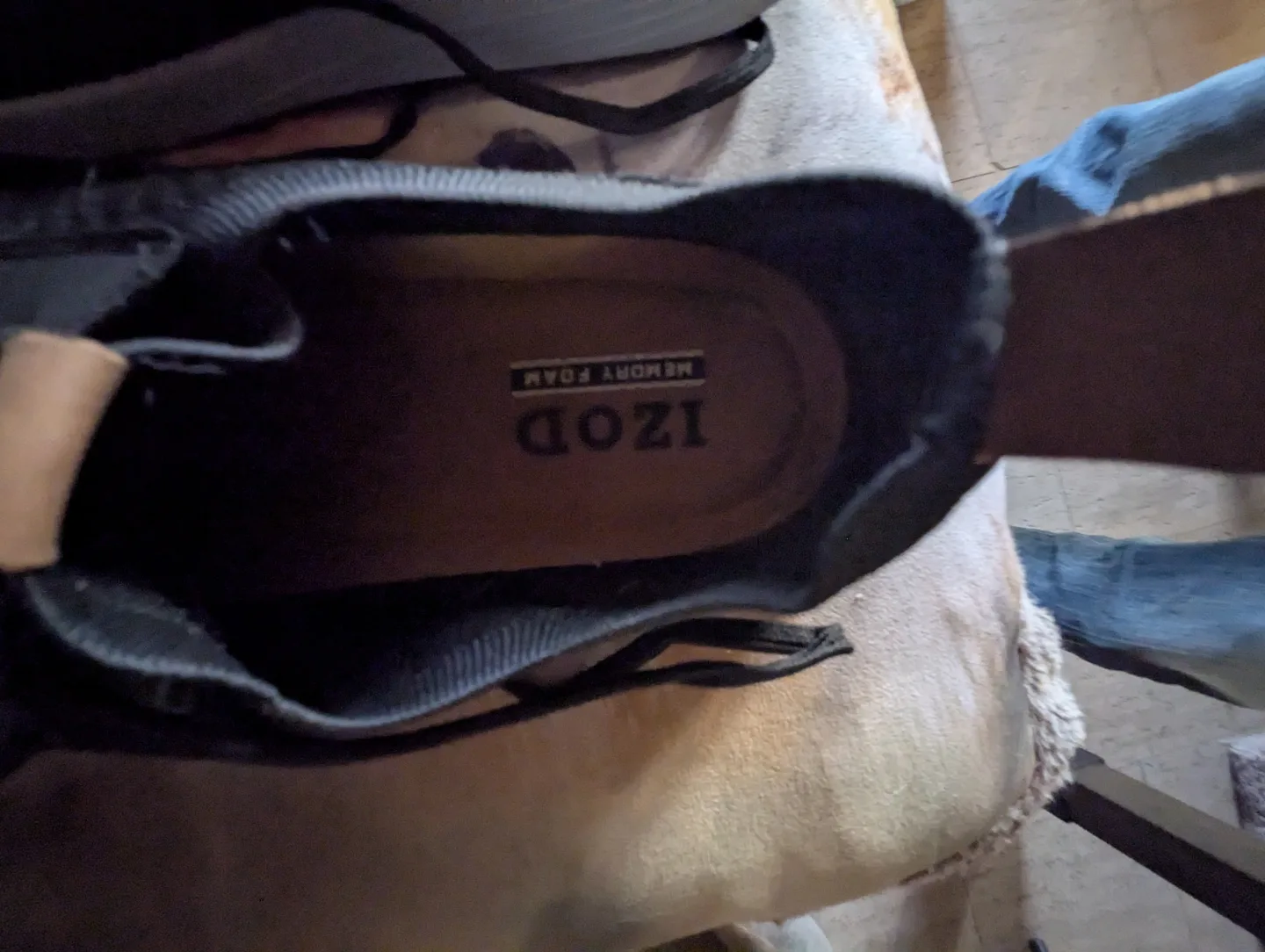 IZOD Men's Black Knit Sneakers image indicator(4)