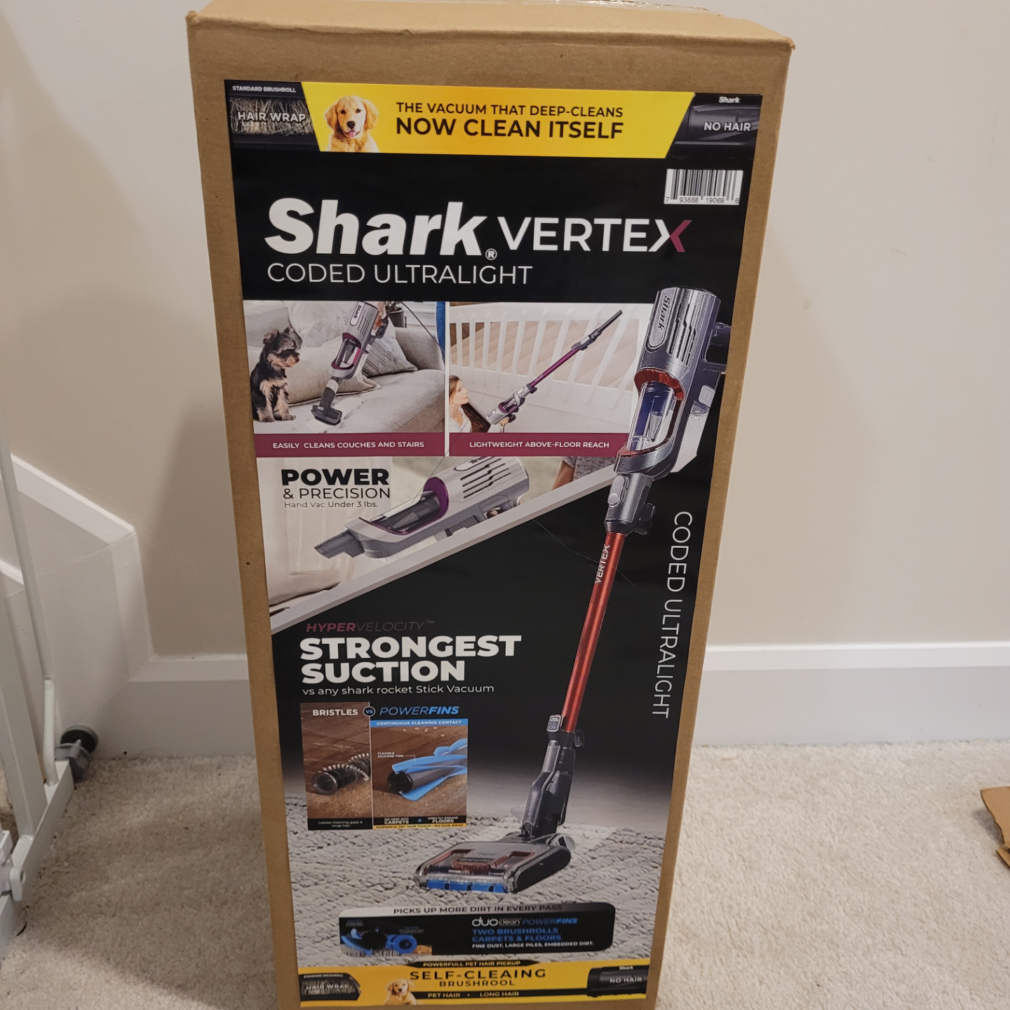 Shark Vertex Coded Ultralight Corded Stick Vacuum - photo 3