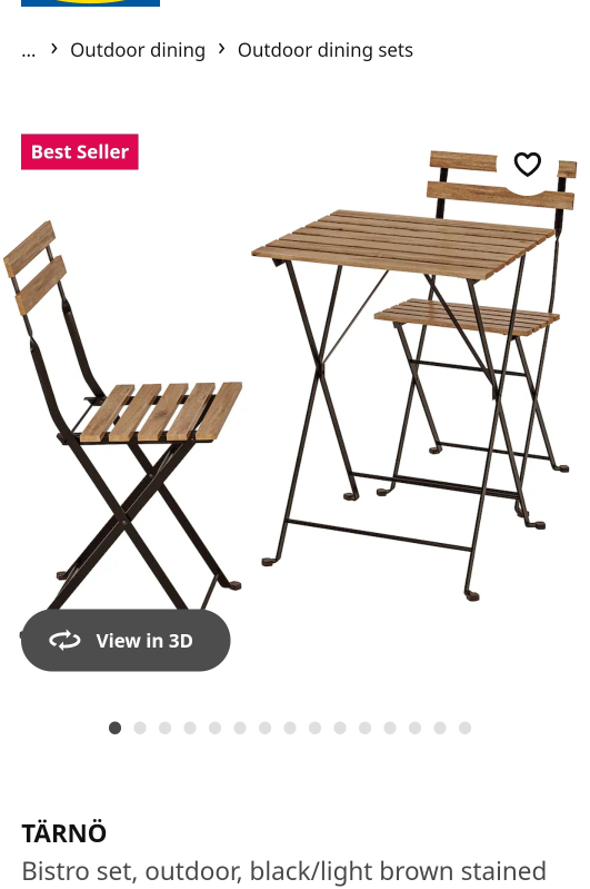 outdoor table set