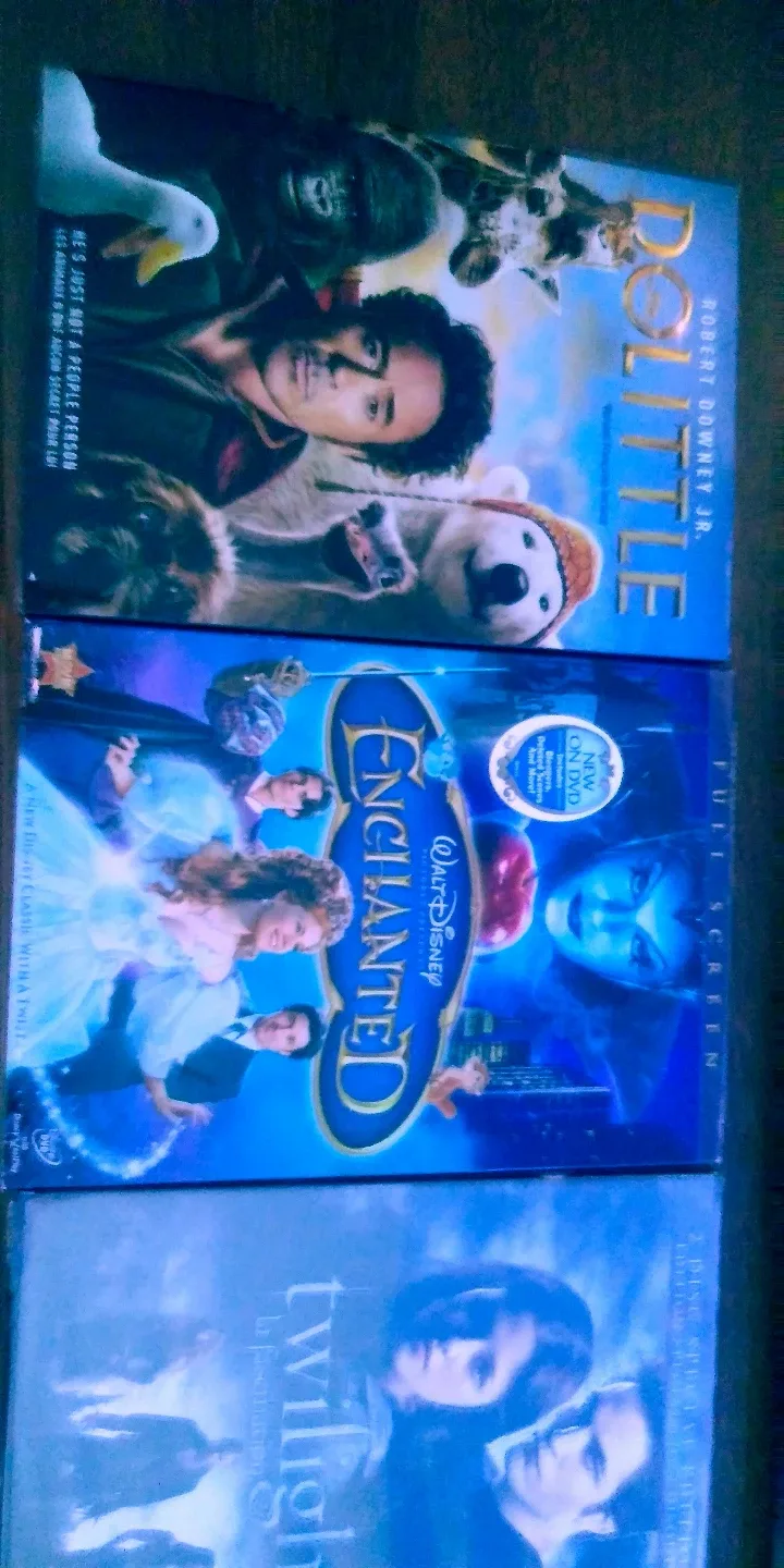 DVD Lot: Dolittle, Enchanted, Twilight thumbnail