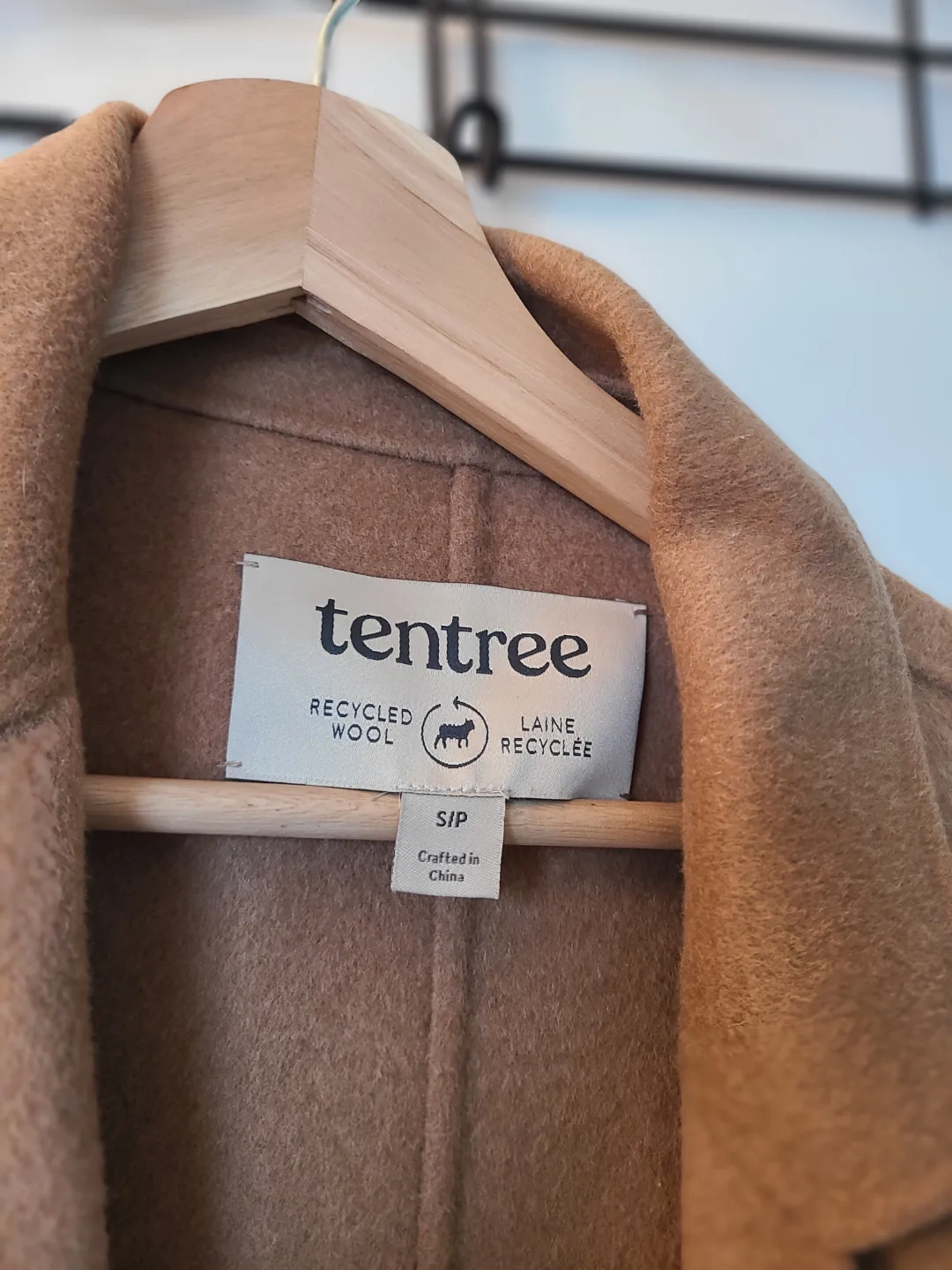 TenTree Recycled Wool Longline Coat image indicator(4)