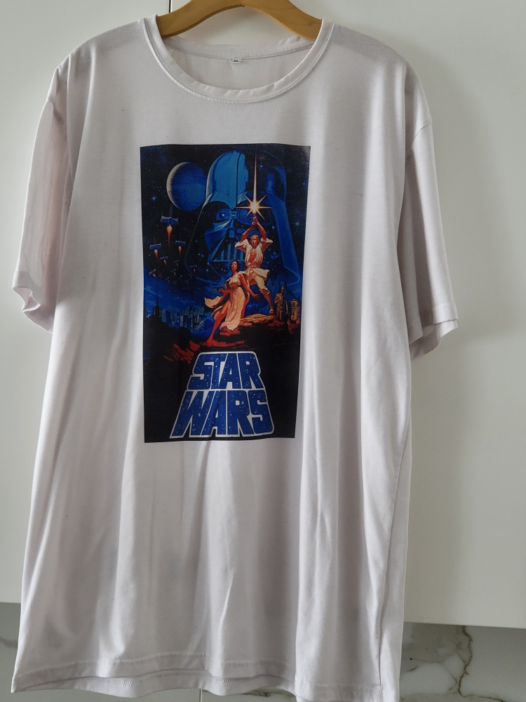 Star Wars  Rare Movie Poster T-Shirt. - photo 3