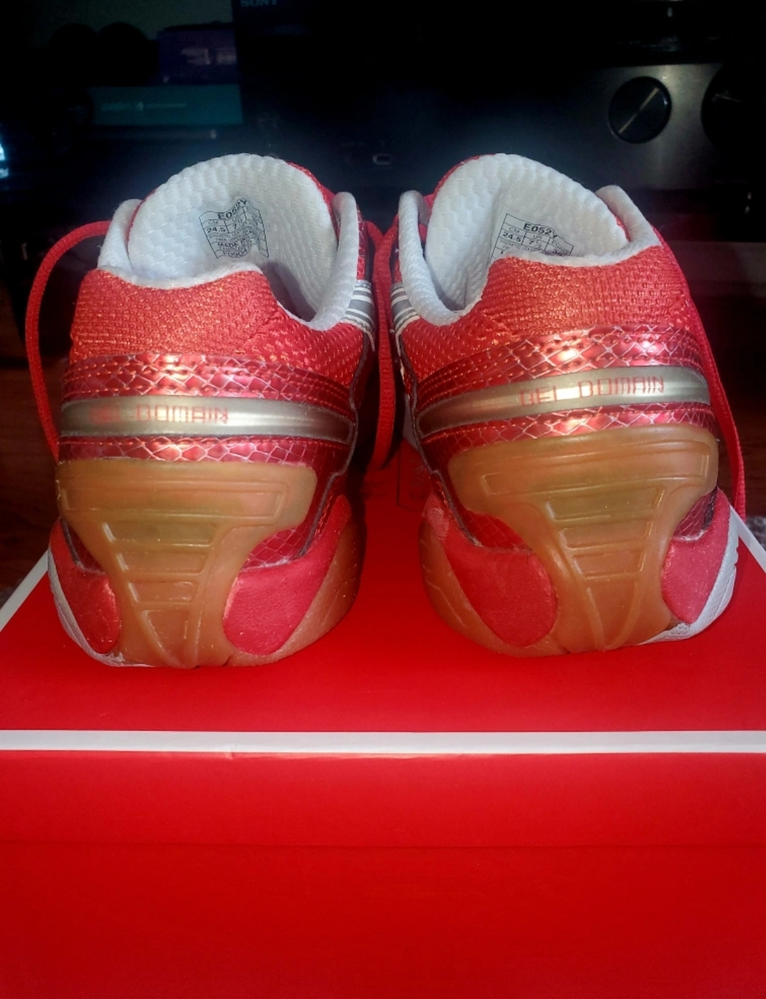 ASICS Women's Volleyball Shoes - Red/White - photo 4