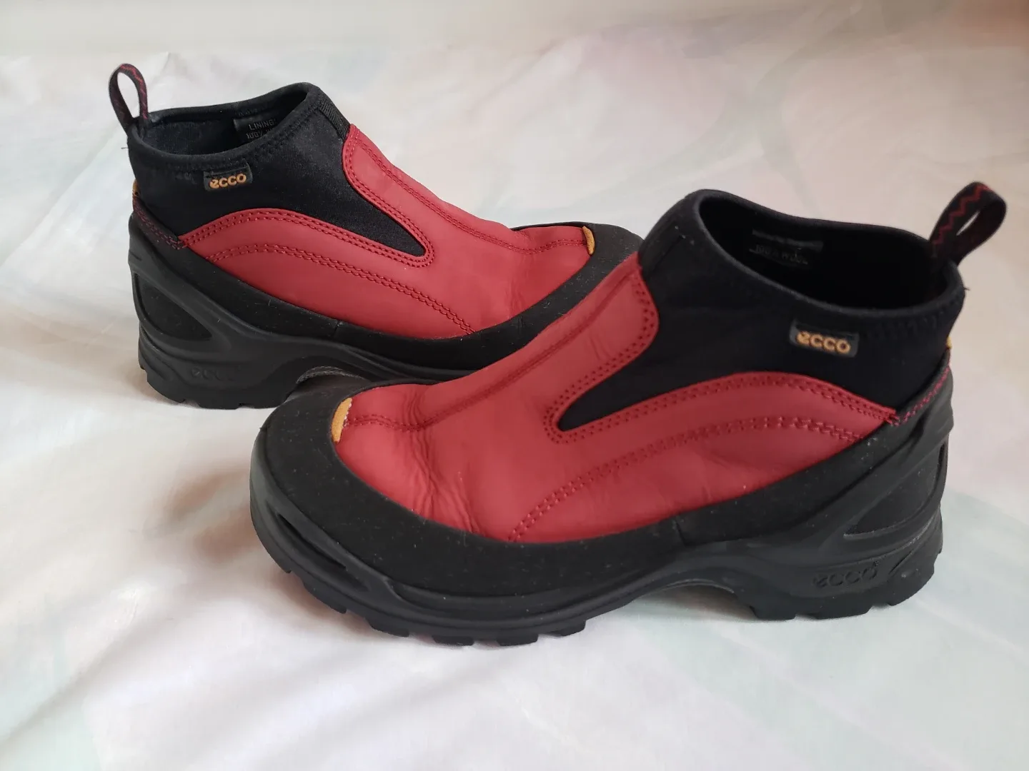 ECCO Red & Black Slip-on Ankle Boots image indicator(4)