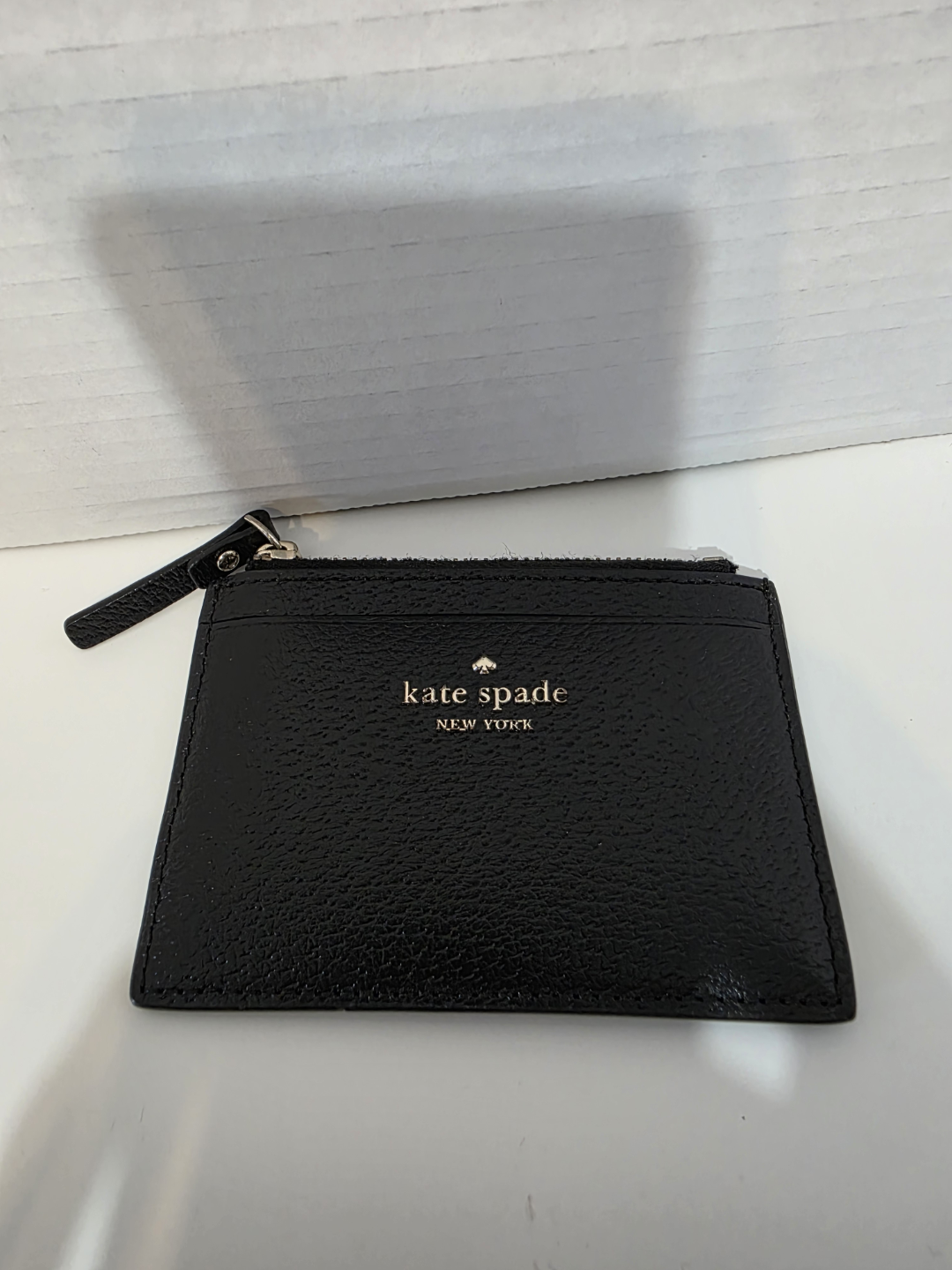 Kate Spade New York Black Leather Zip Card Holder - photo 2