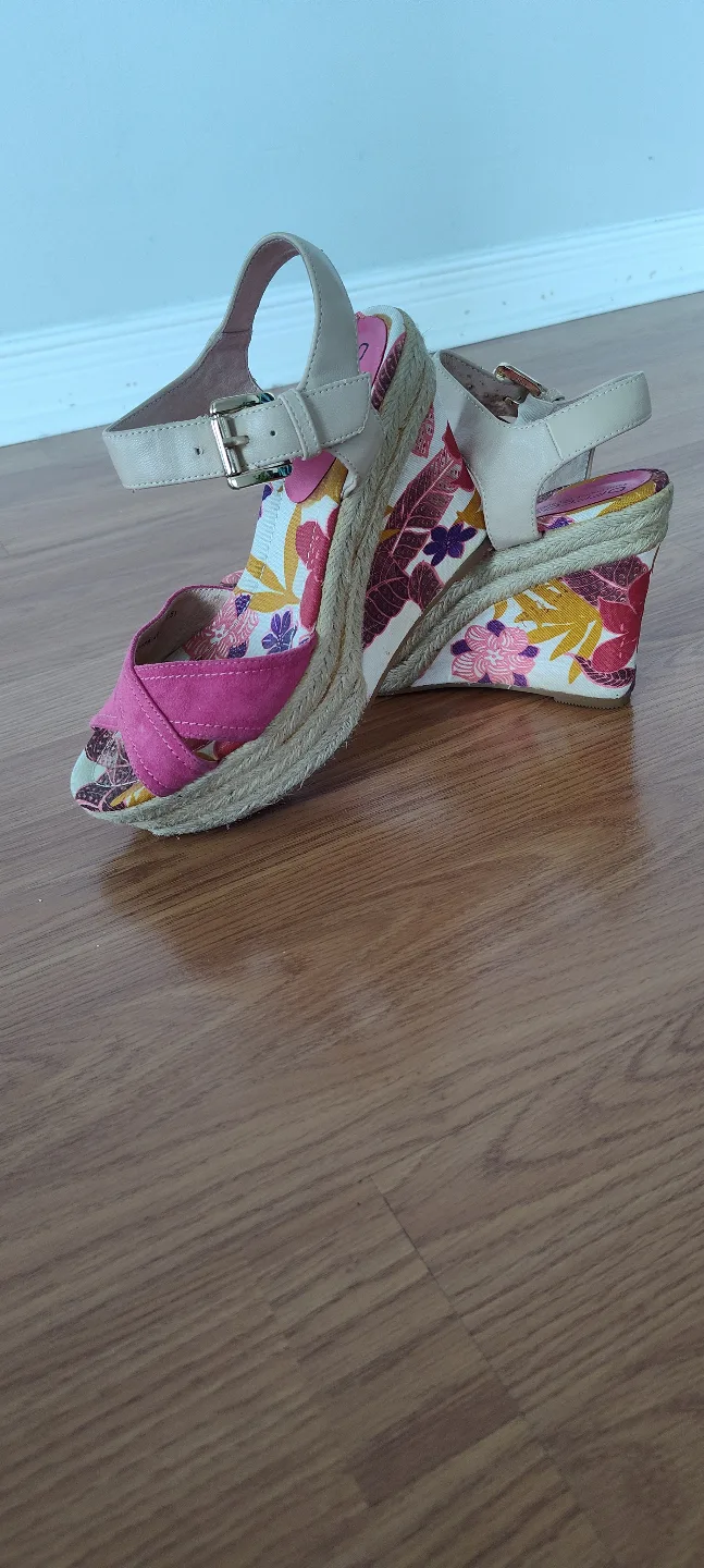 Women's Floral Wedge Sandals image indicator(4)
