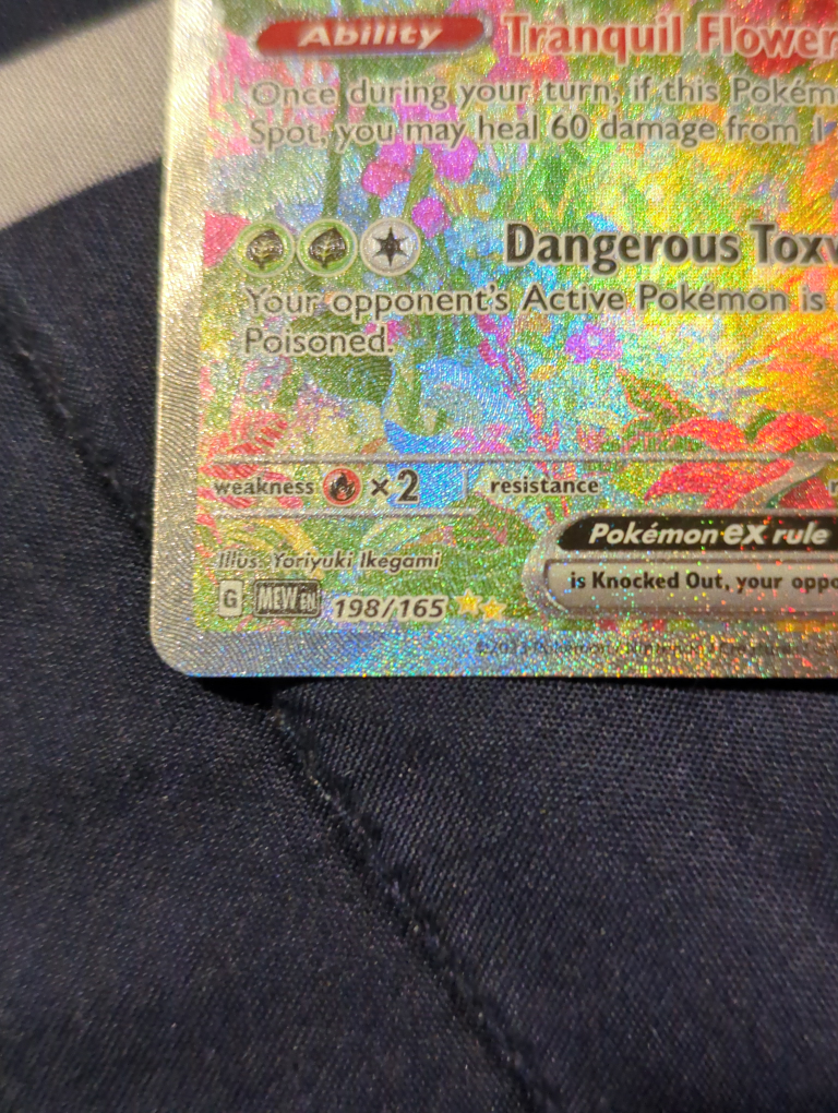 Pokemon Card - Venusaur EX 198/165 - photo 3
