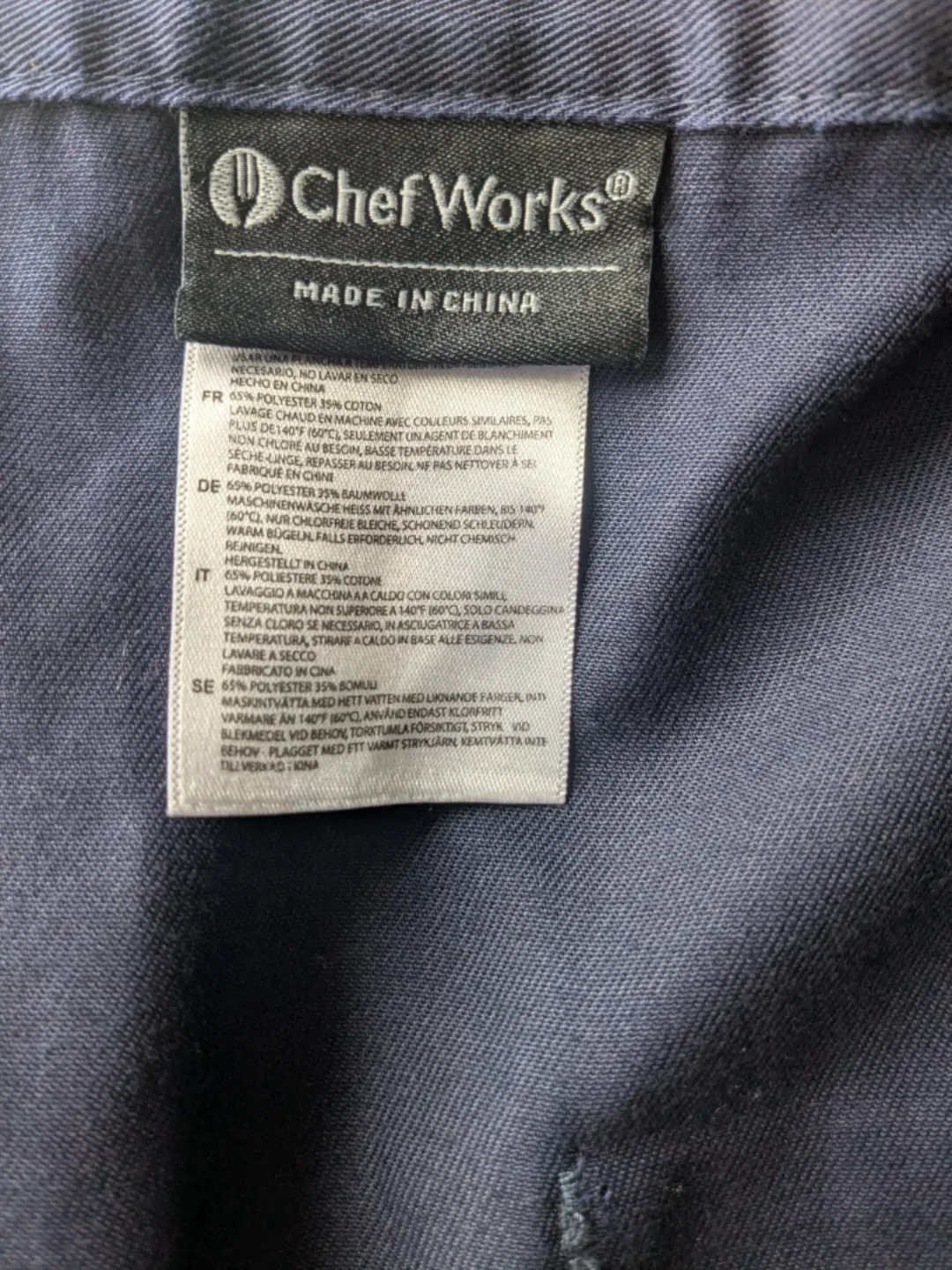 ChefWorks Navy/Dark Blue Half Apron image indicator(3)