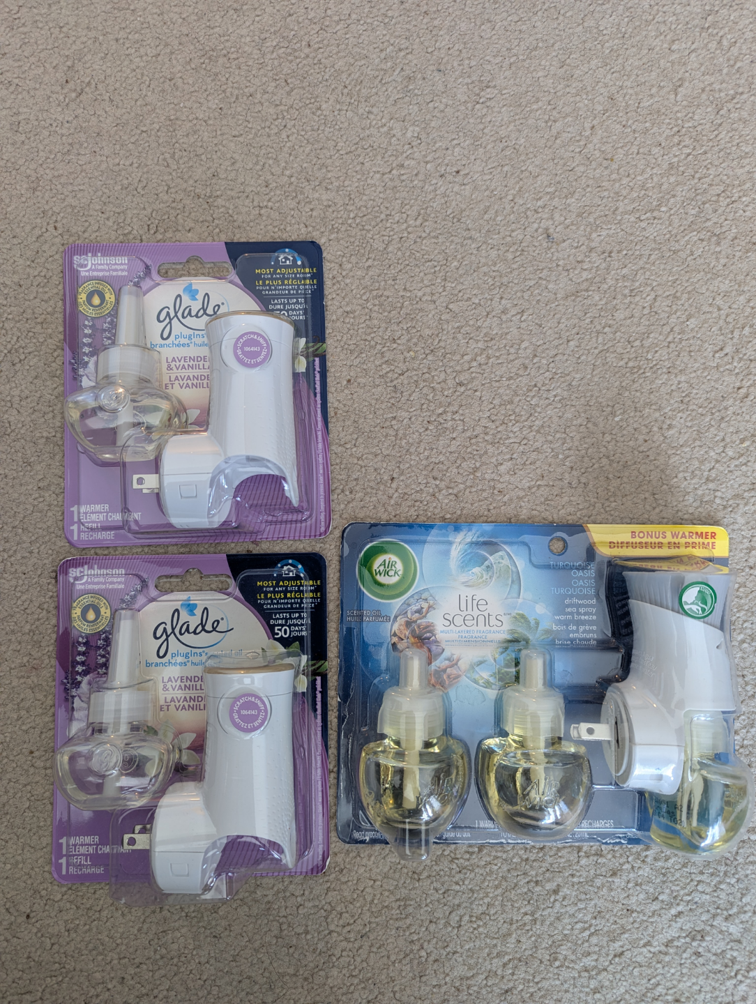 Glade & Air Wick Plug-in Warmers & Oils
