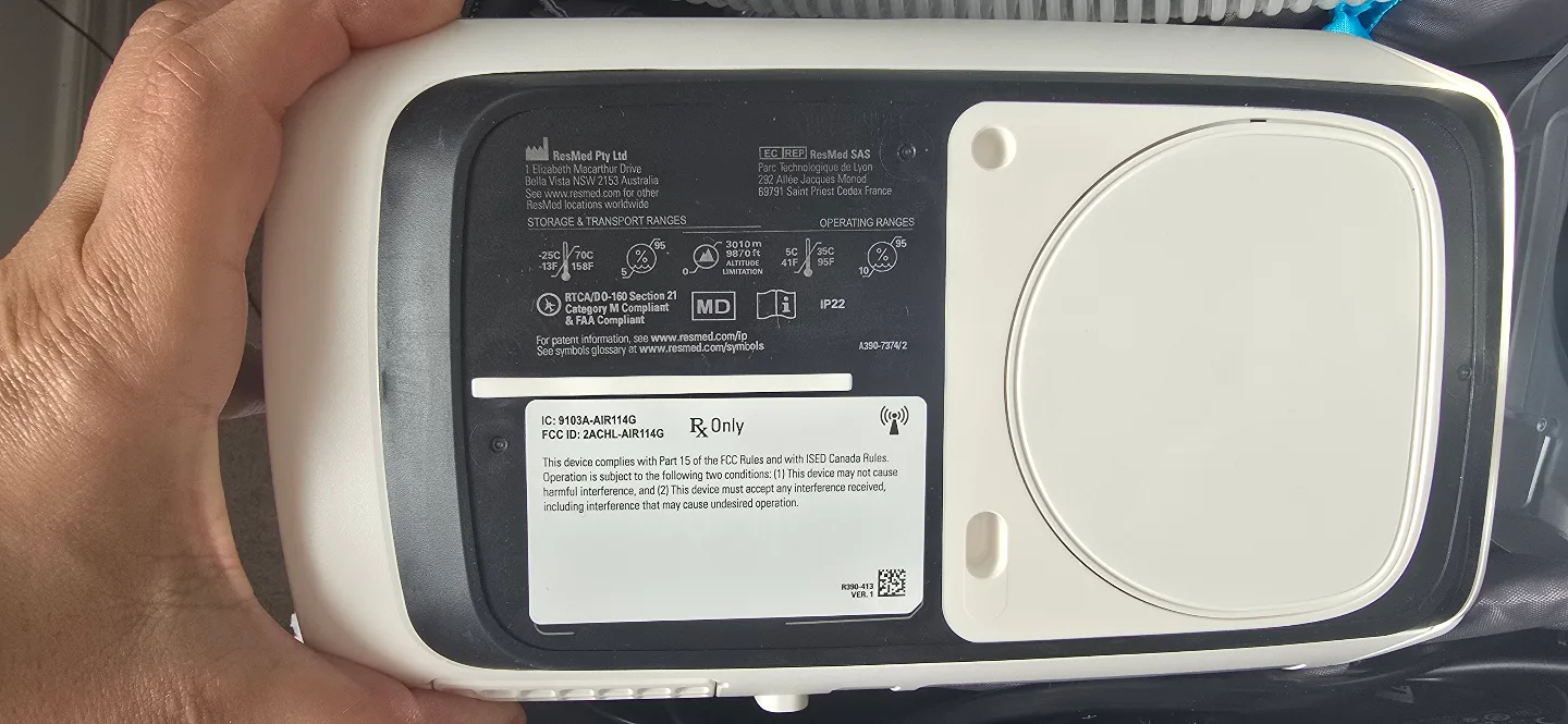ResMed Air sense 11 AutoSet CPAP Machine Travel Package image indicator(5)