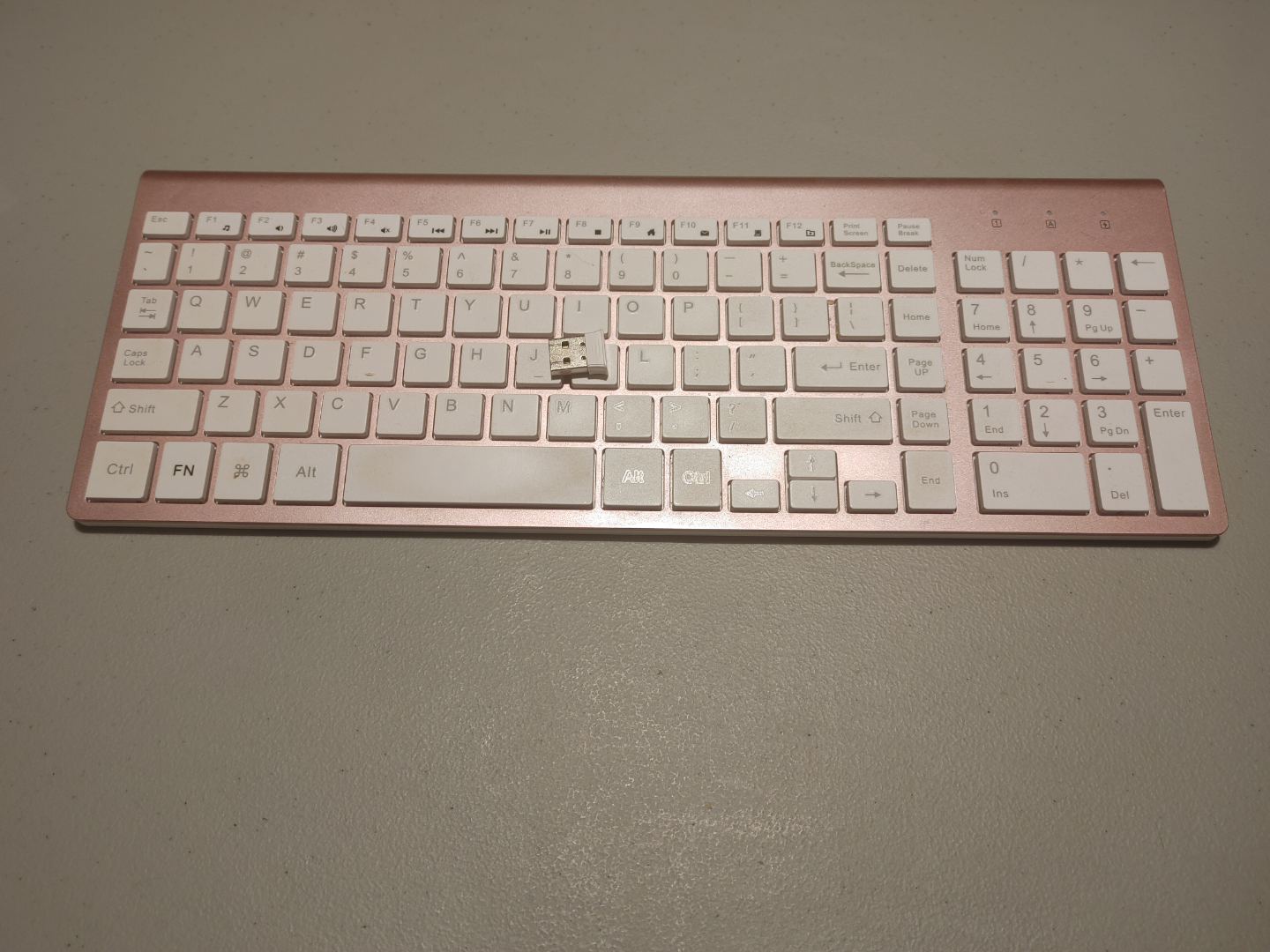 Rose Gold Wireless Keyboard