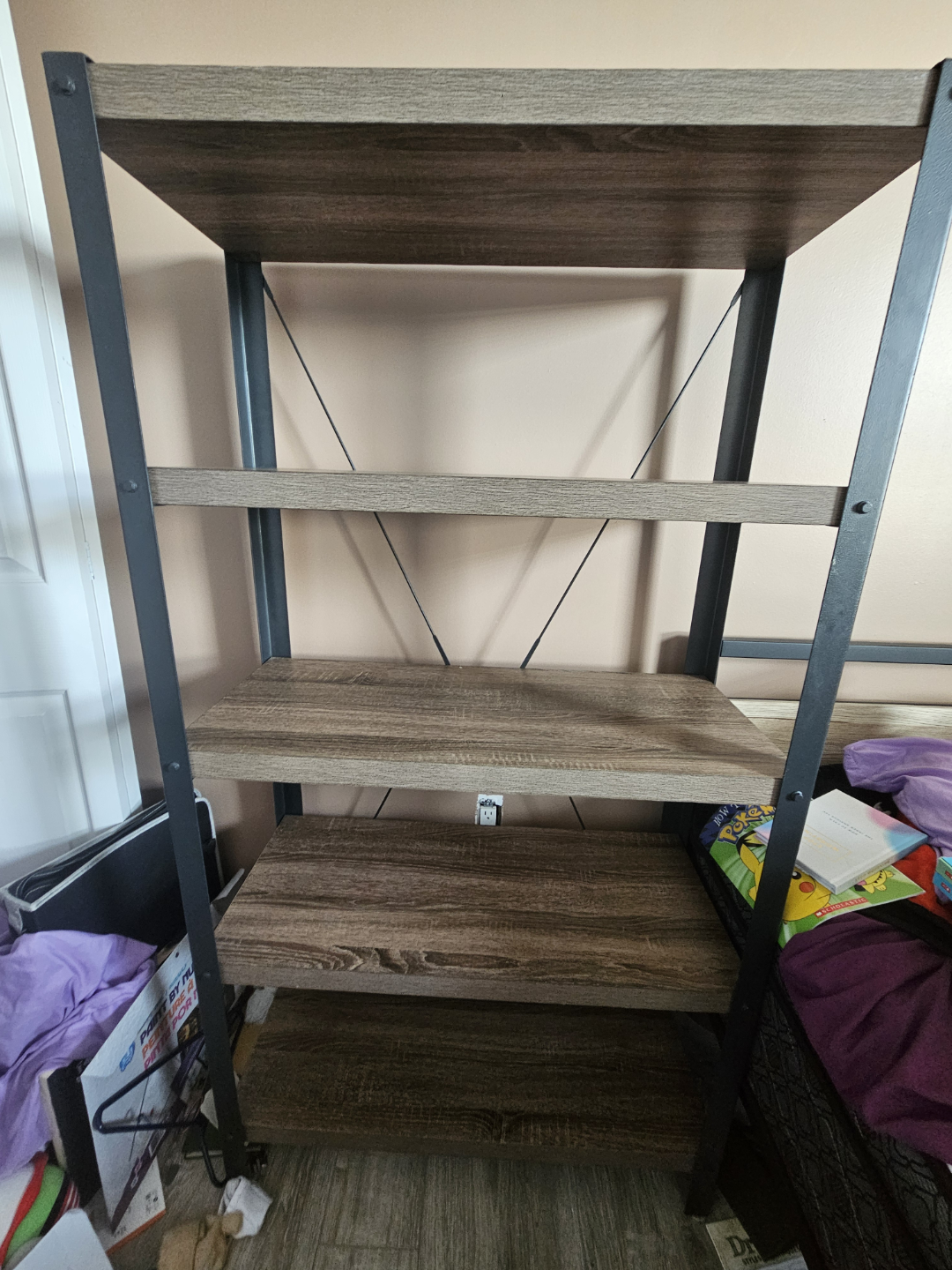 Four-Tier Industrial Shelving Unit