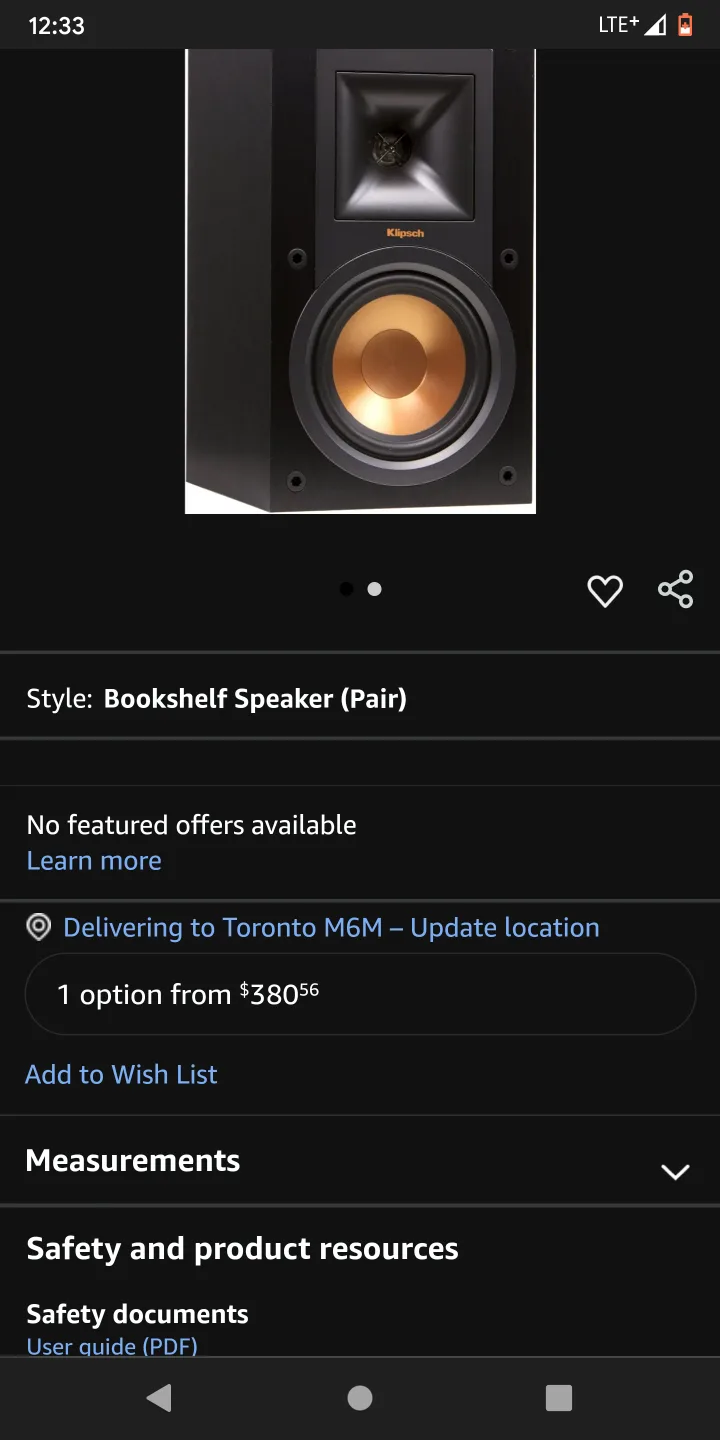 KLIPSCH R-15 SPEAKERS image indicator(4)