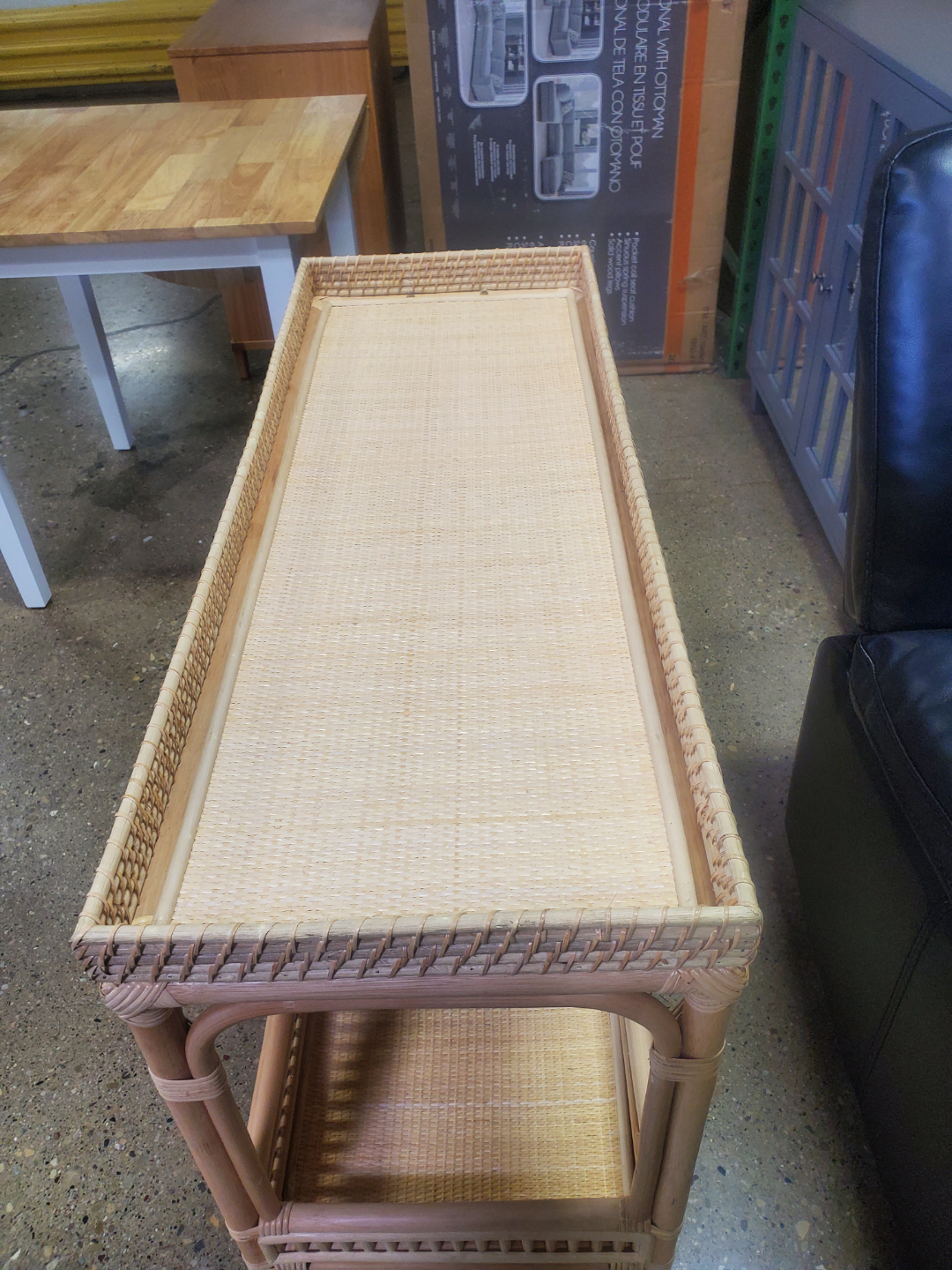 Natural Rattan bar cart (New) - photo 4