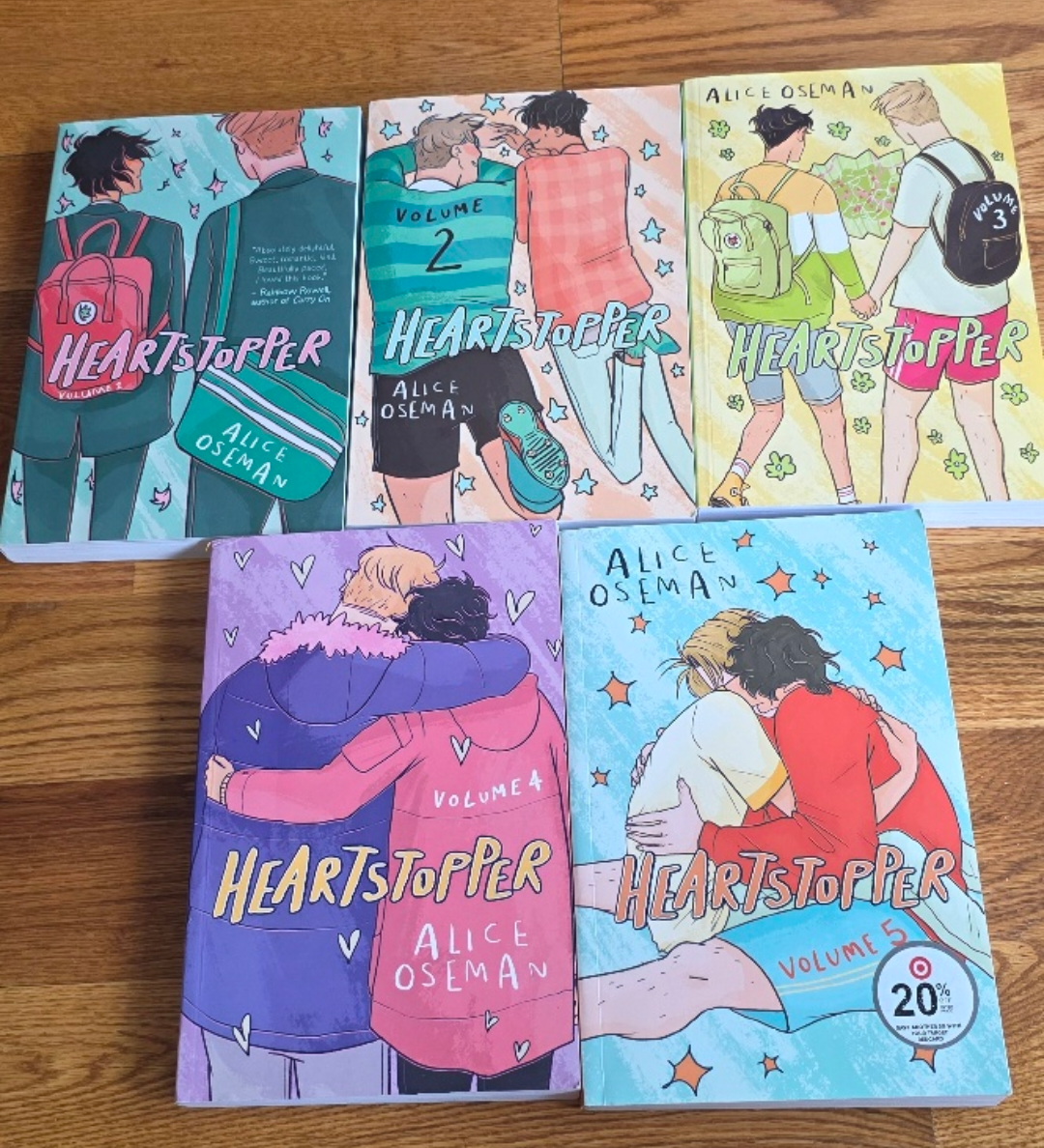 Heartstopper Graphic Novel Complete Collection - Volumes 1-5