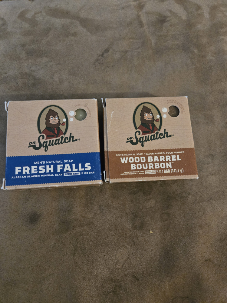 Two Dr. Squatch Men's Natural Soaps
