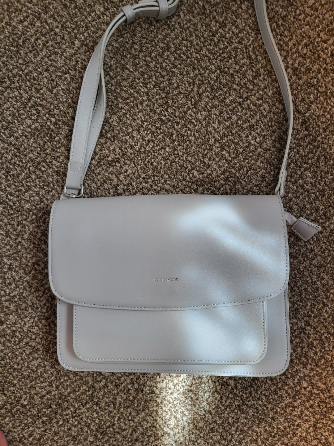 Grey Crossbody Bag