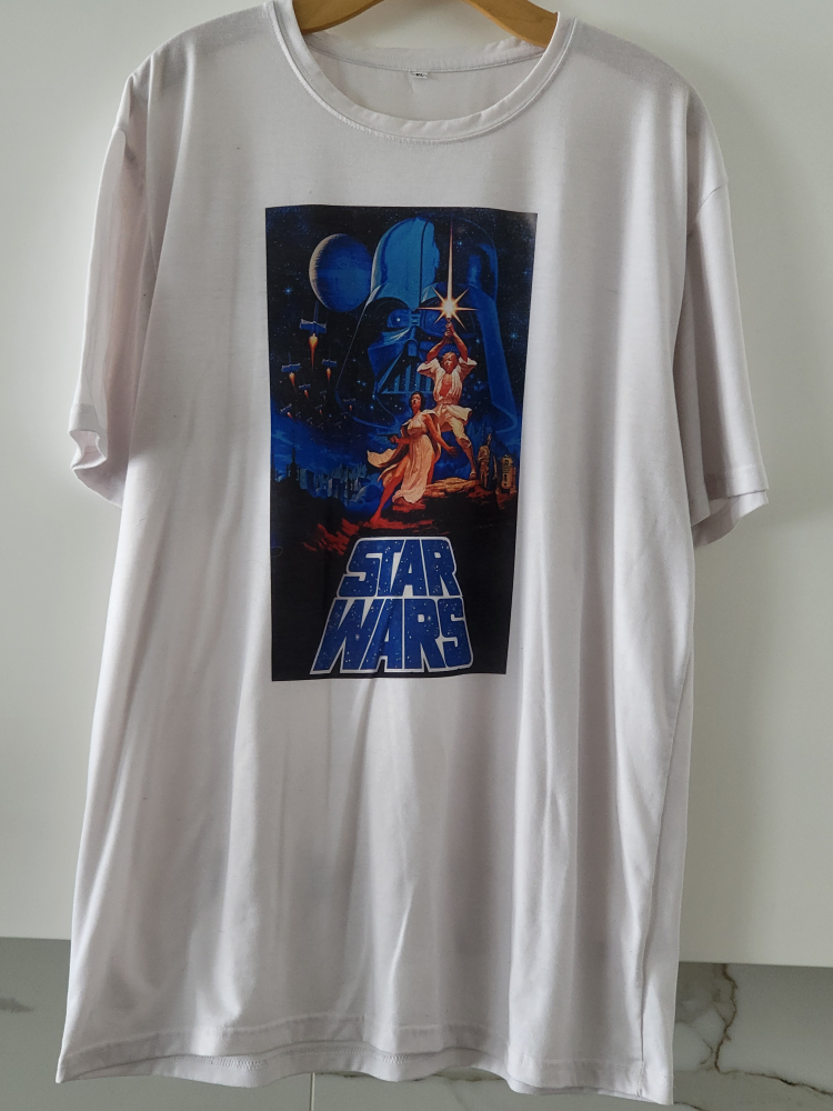 Star Wars  Rare Movie Poster T-Shirt. - photo 2