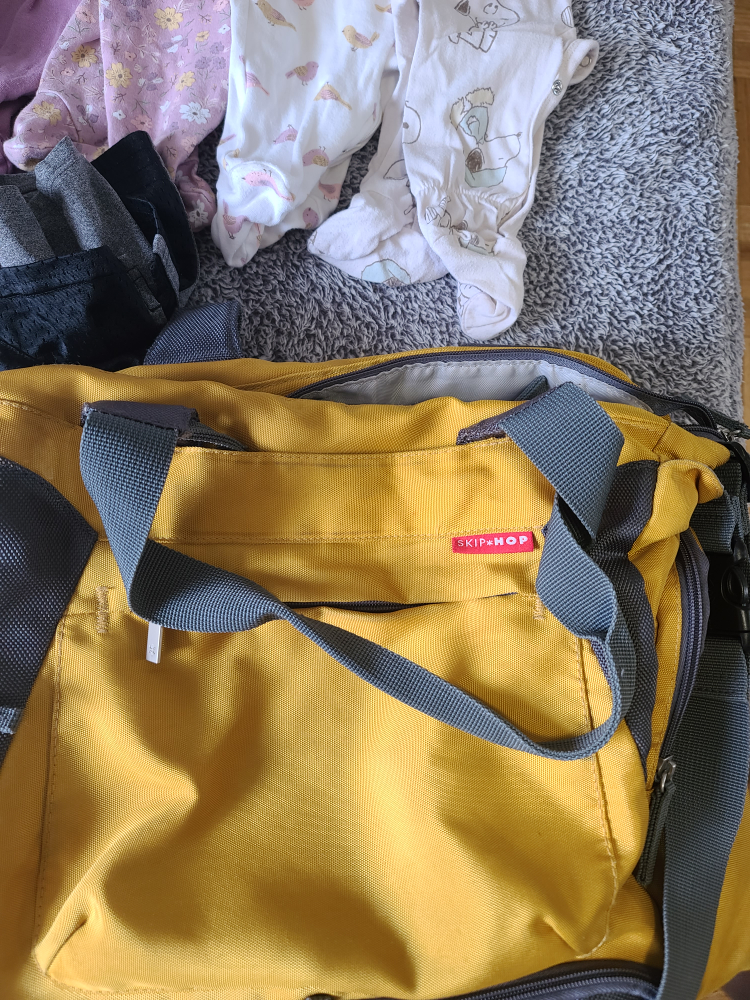 Baby Girl Clothes Bundle + Skip Hop Diaper Bag - photo 3