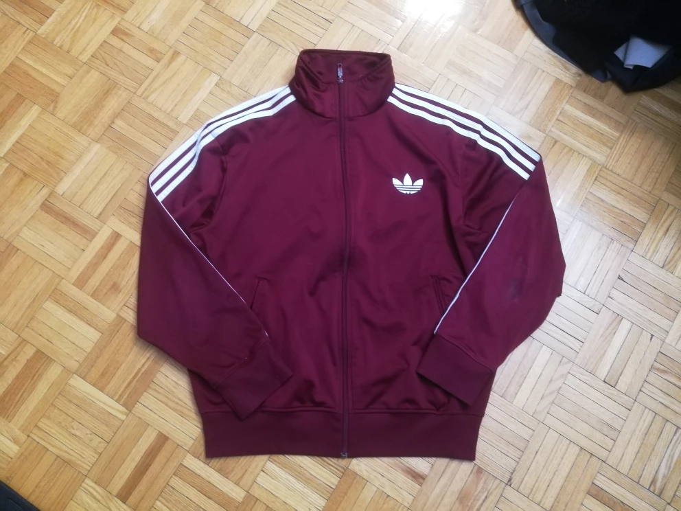 Vintage Adidas Red Track Jacket Size - Large - photo 2