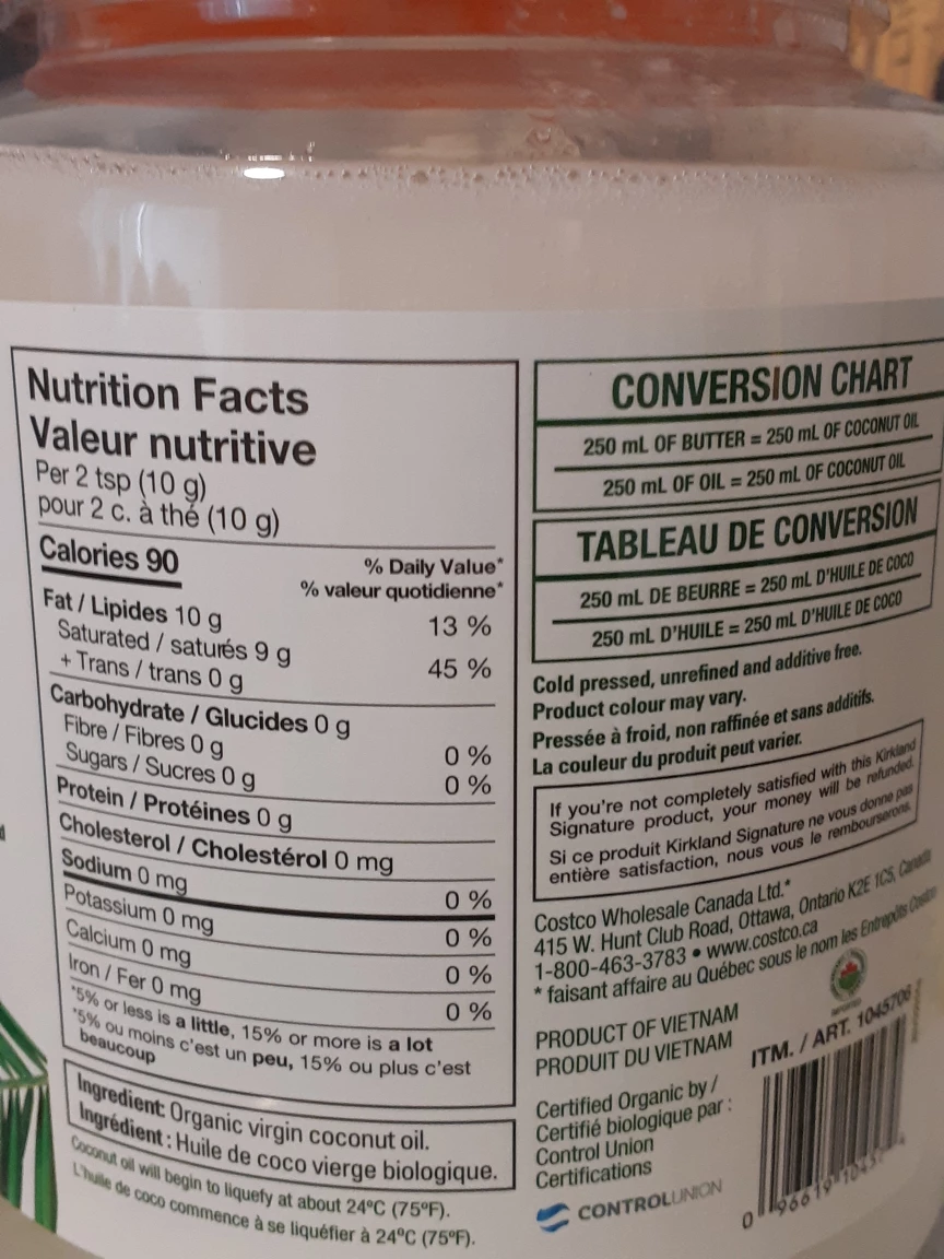 NIB Costco Kirkland Signature Organic Coconut Oil! 🥥 - photo 2