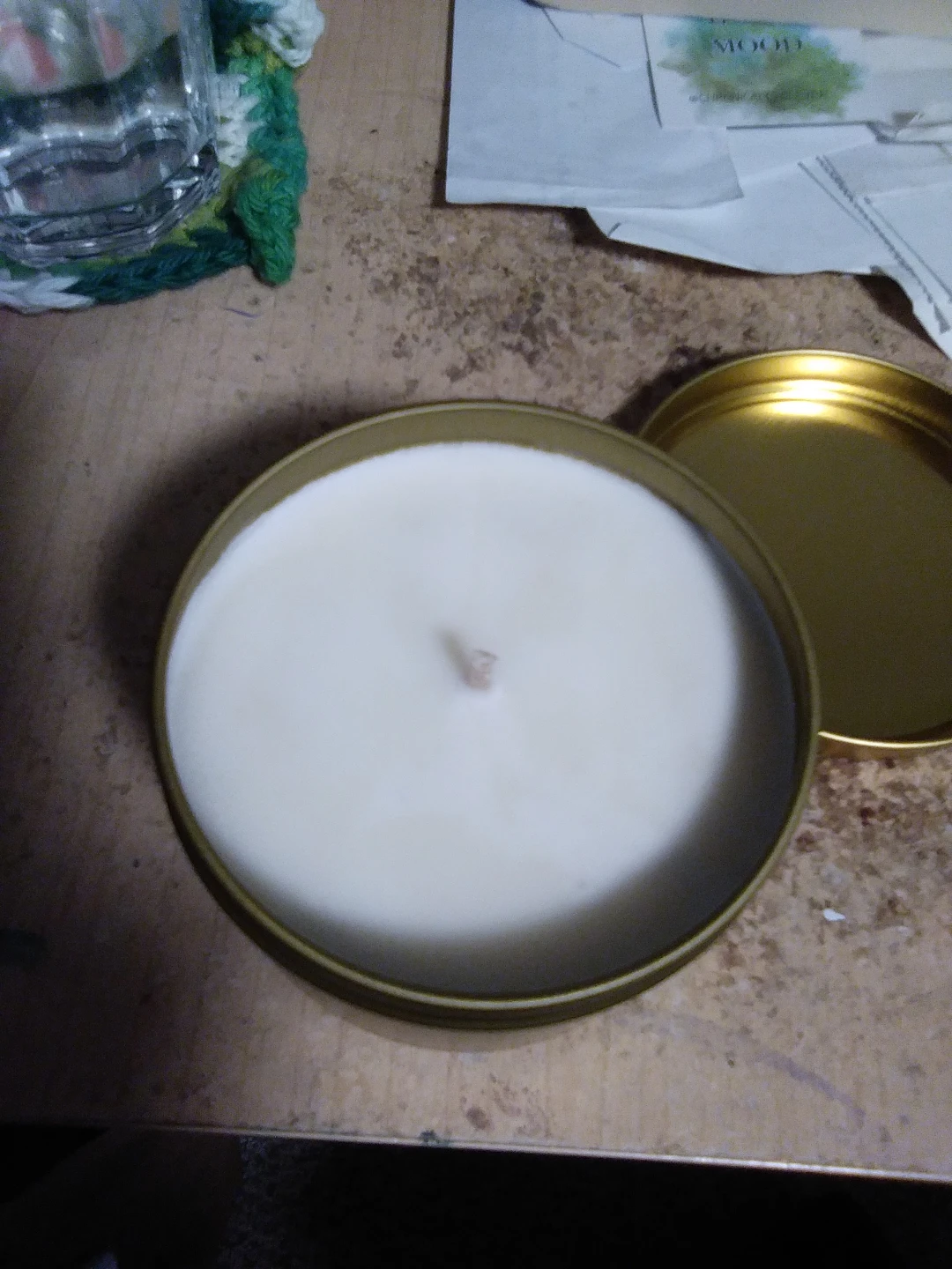 scented candles+wick trimmer