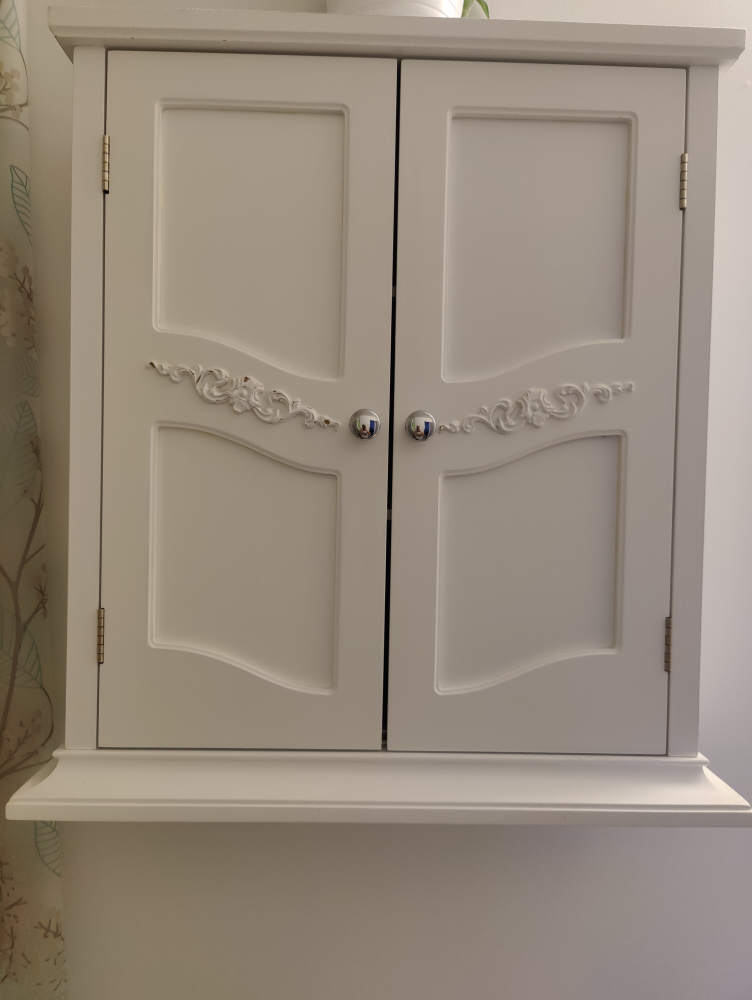 2-Door White Wall Cabinet (22" x 24")