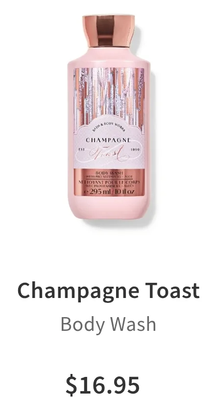Brand New - Champagne Toast Bath & Body Works set image indicator(3)