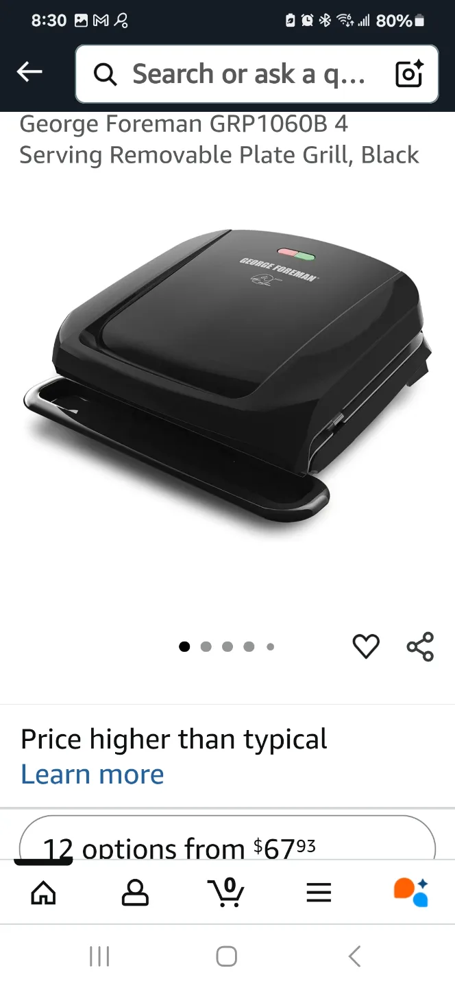 George Foreman Indoor Electric Grill image indicator(3)