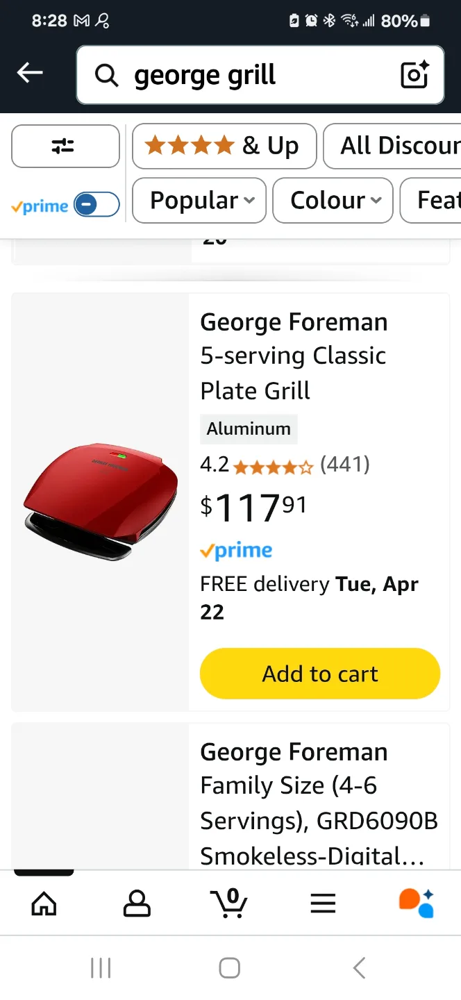 George Foreman Indoor Electric Grill image indicator(4)