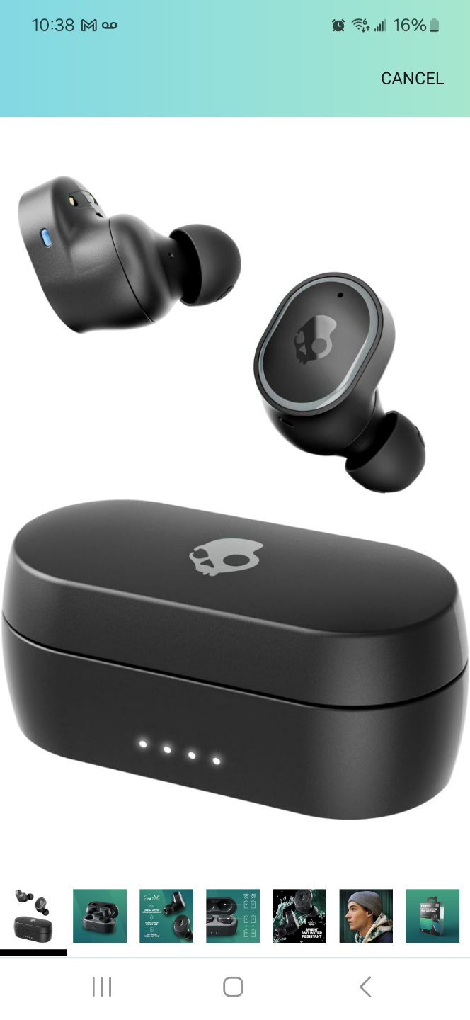 Skullcandy Push Ultra Wireless Earbuds - Black - photo 3