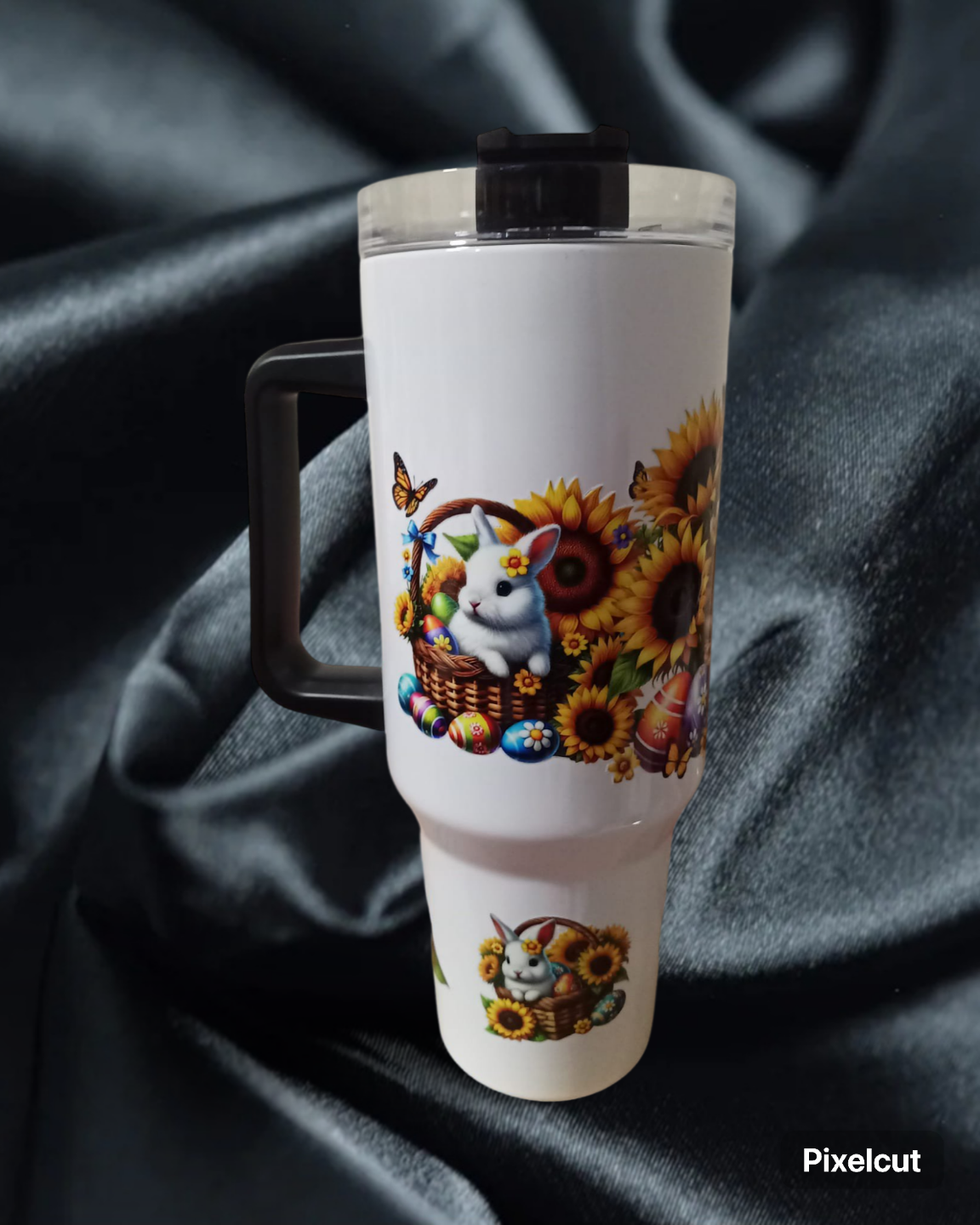 Easter Bunny Sunflower 40oz Tumbler - photo 2