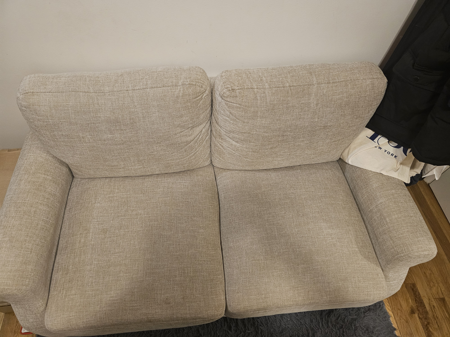 Zinus Josh Loveseat Sofa - Beige - photo 4