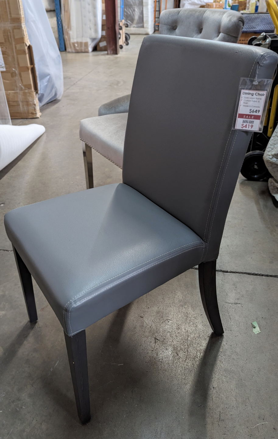 Leather Dining Chair - Single piece - photo 3