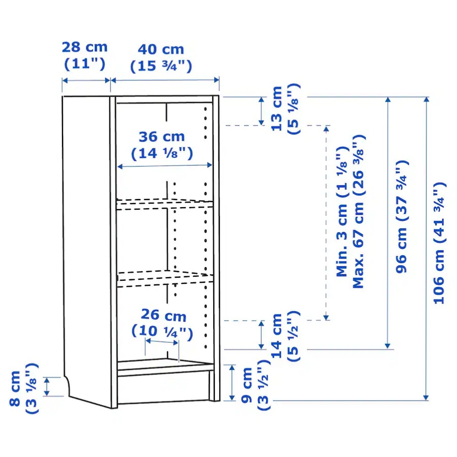 Set of 2 Billy Bookcases with glass doors - photo 3