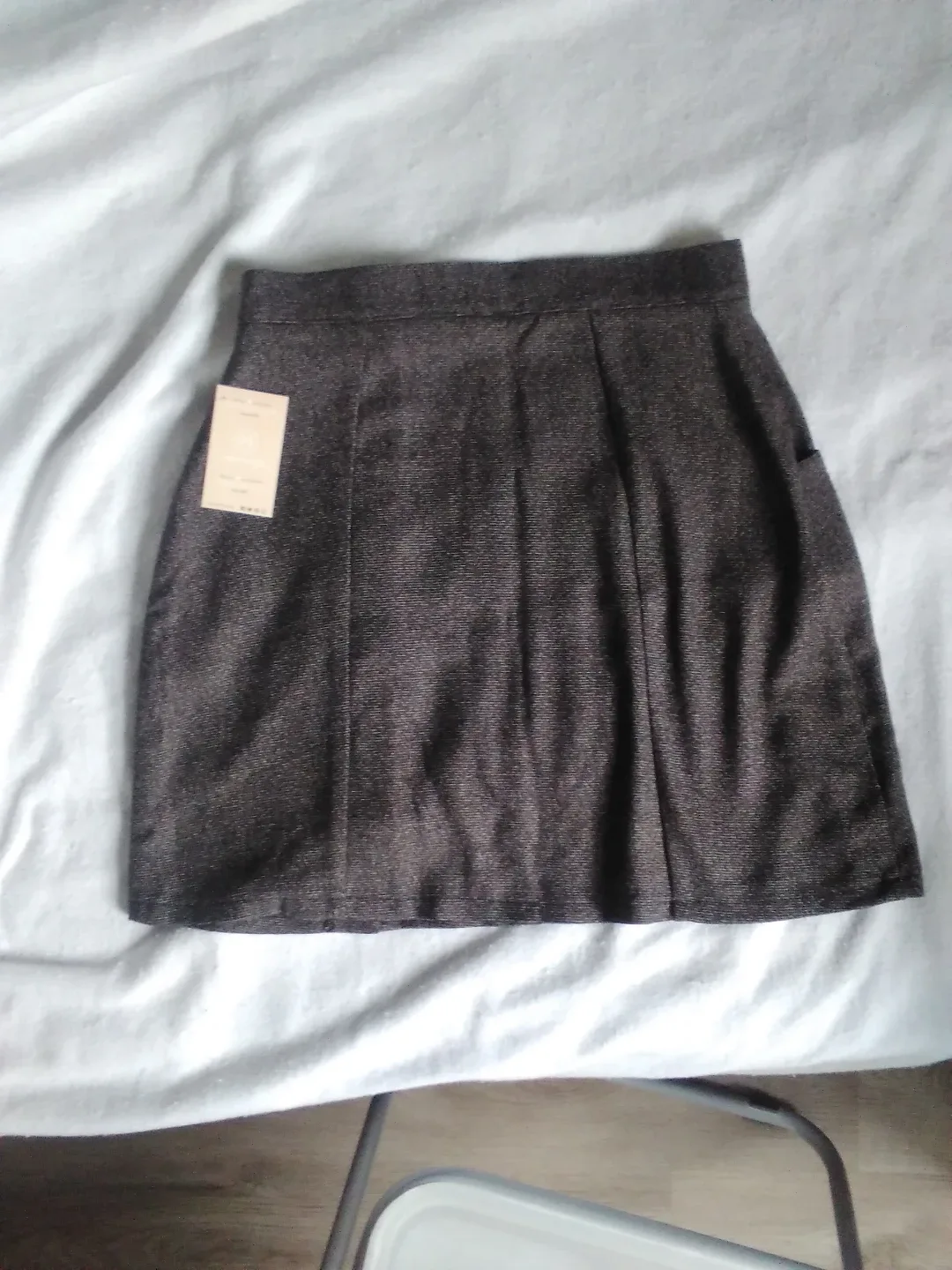 Meemoza SKIRT (made in Québec) ⚜️ 100% merino wool Size M 💚 🥕 image indicator(4)