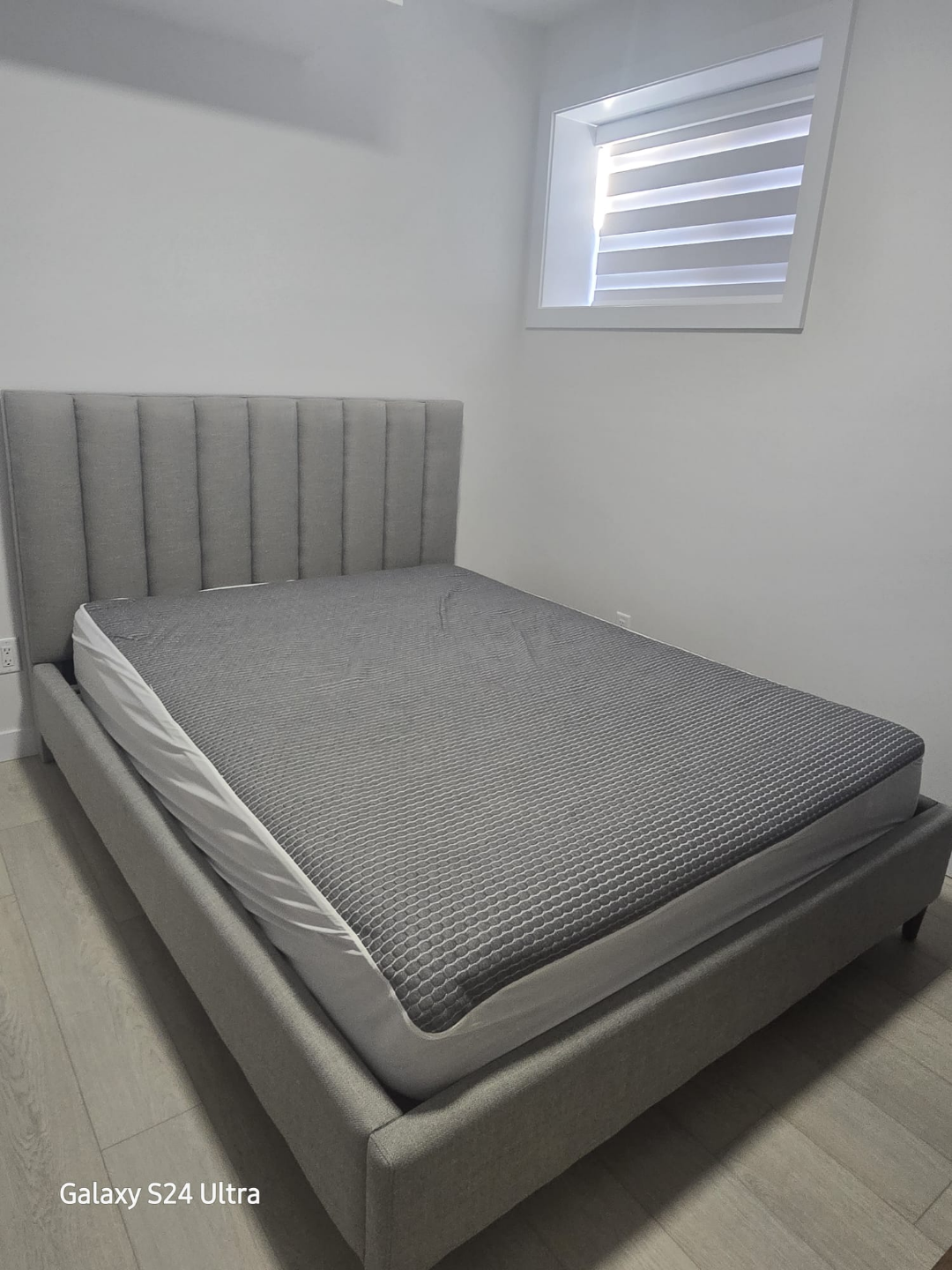Queen Bed Frame and Mattress Set