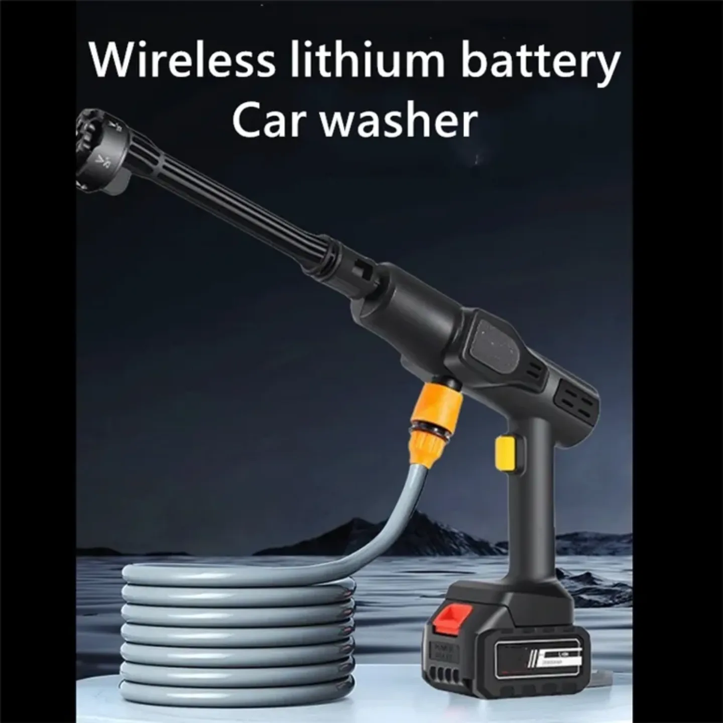NEW Cordless Portable Car Washer with Multiple Nozzle Settings image indicator(3)