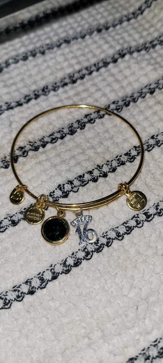 Origami cat necklace, charm bangle bracelet, skull ring - photo 3